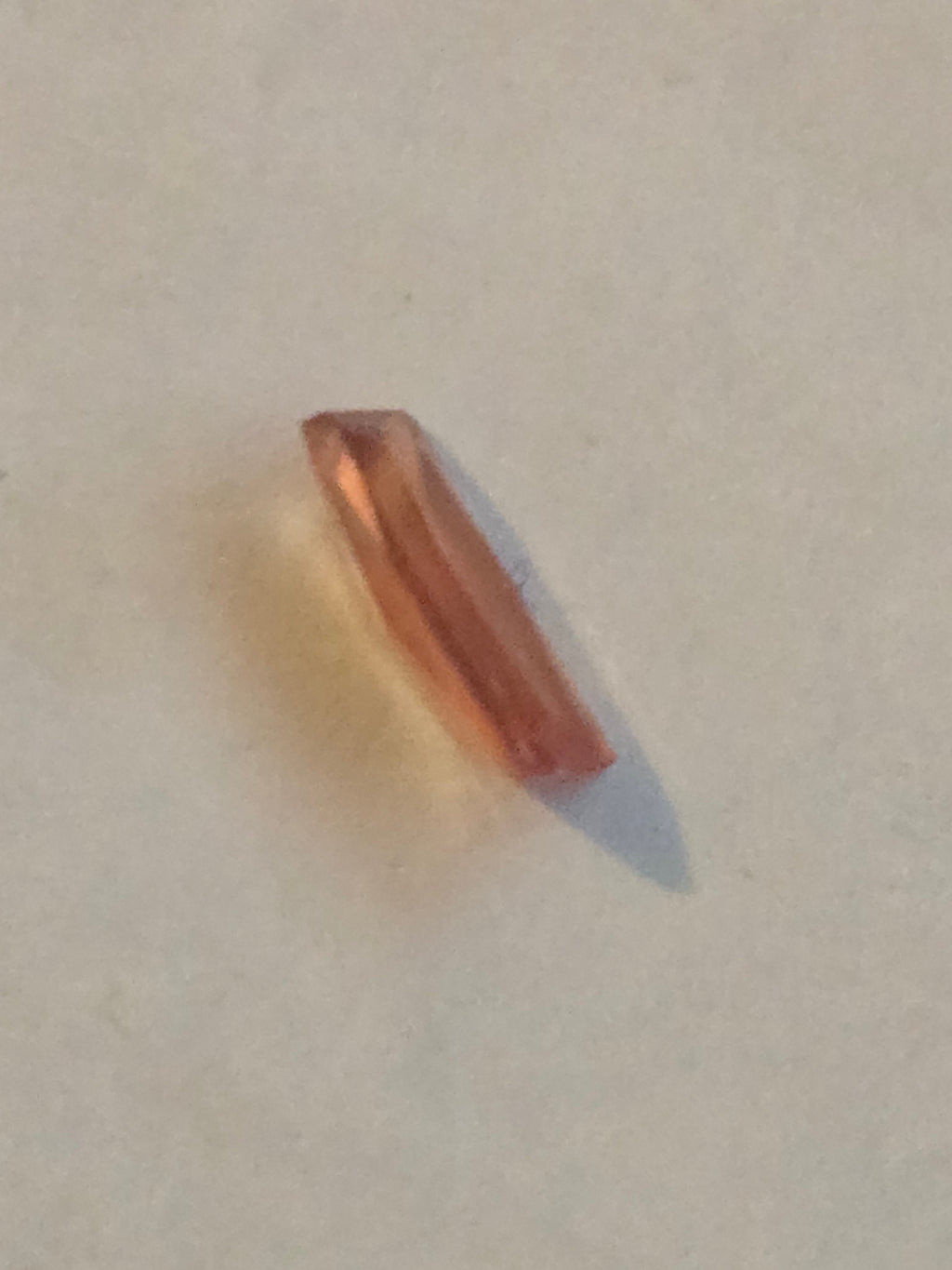 Rhodochrosite facet