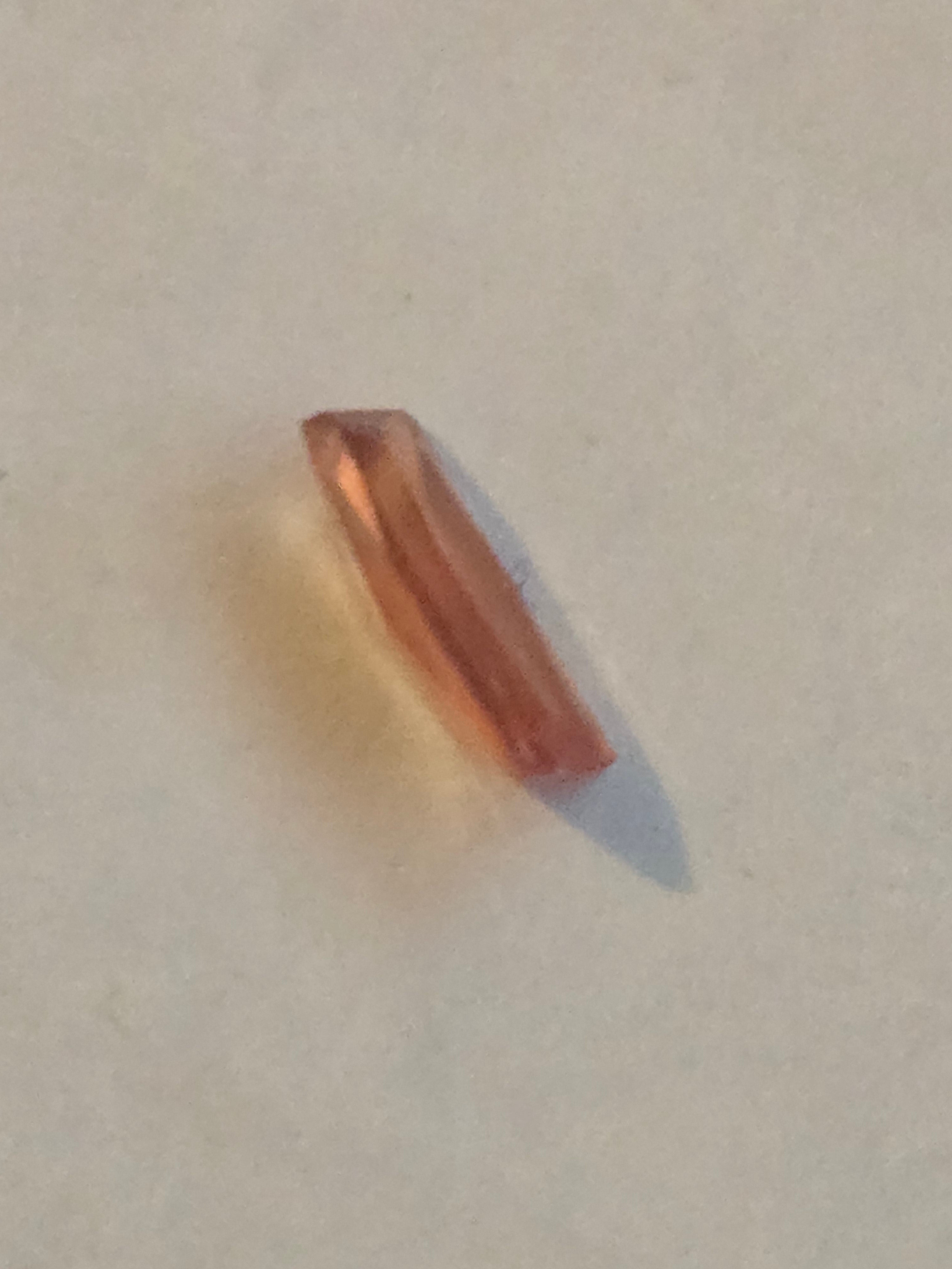 Rhodochrosite facet