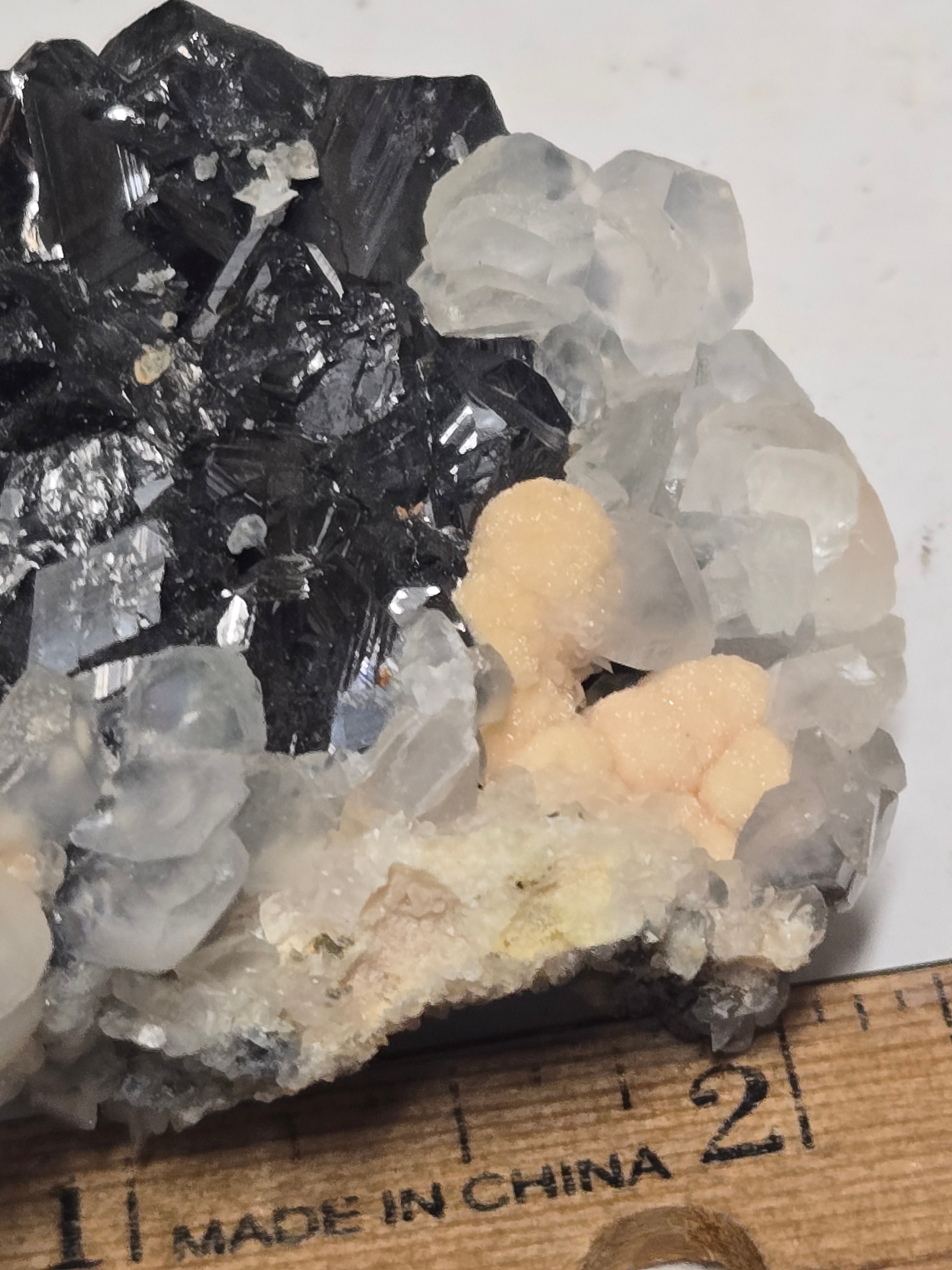Rhodochrosite Sphalerite specimen