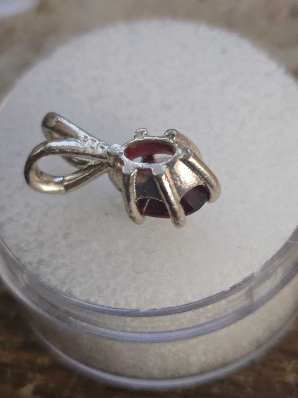 Rhodolite Garnet Pendant