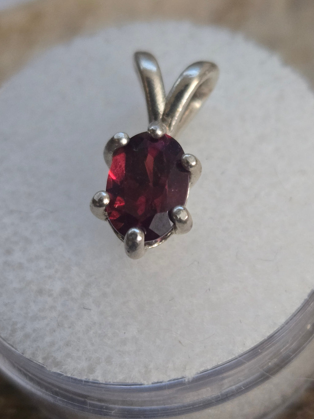 Rhodolite Garnet Pendant
