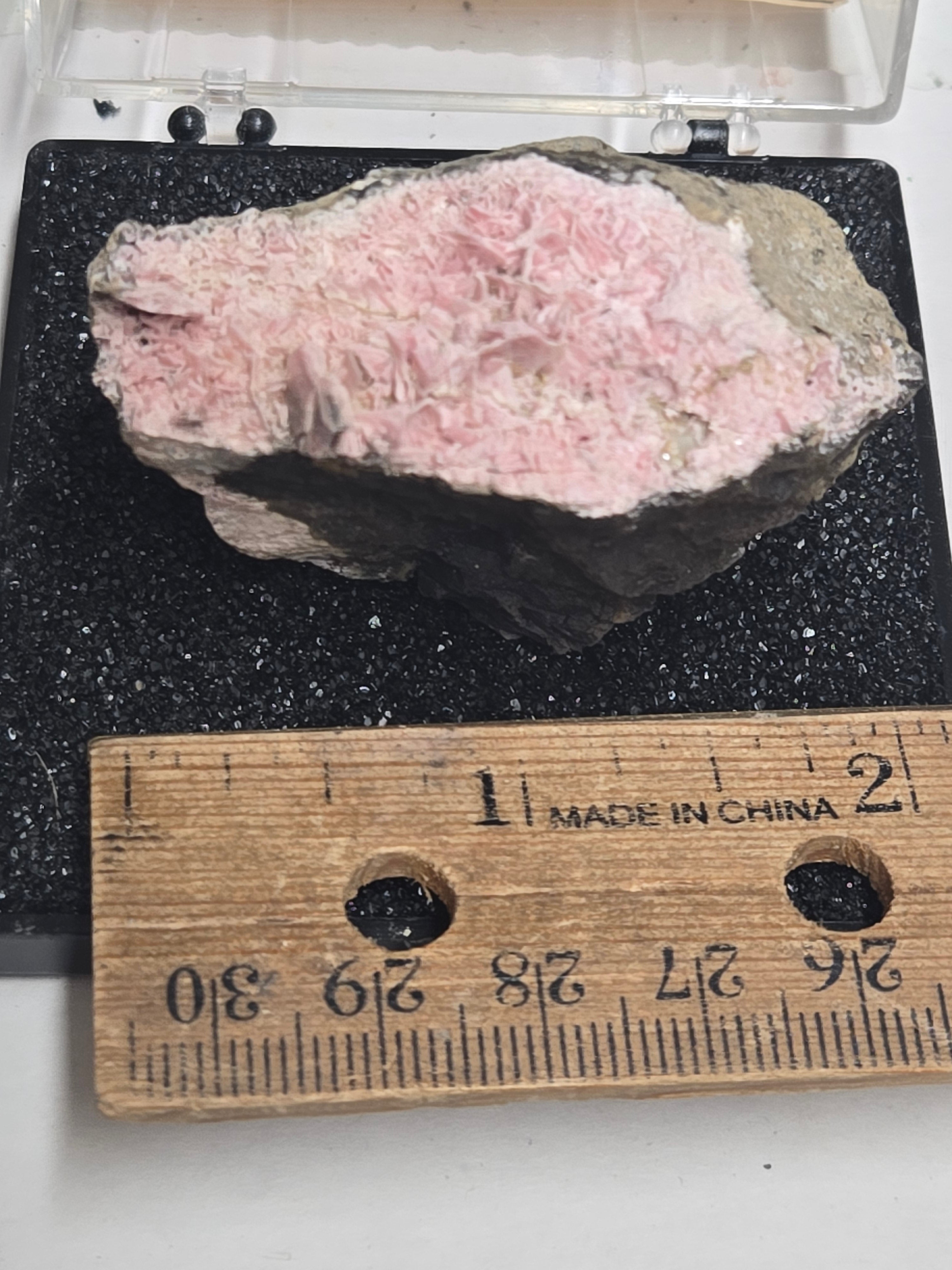 Rhodonite crystals