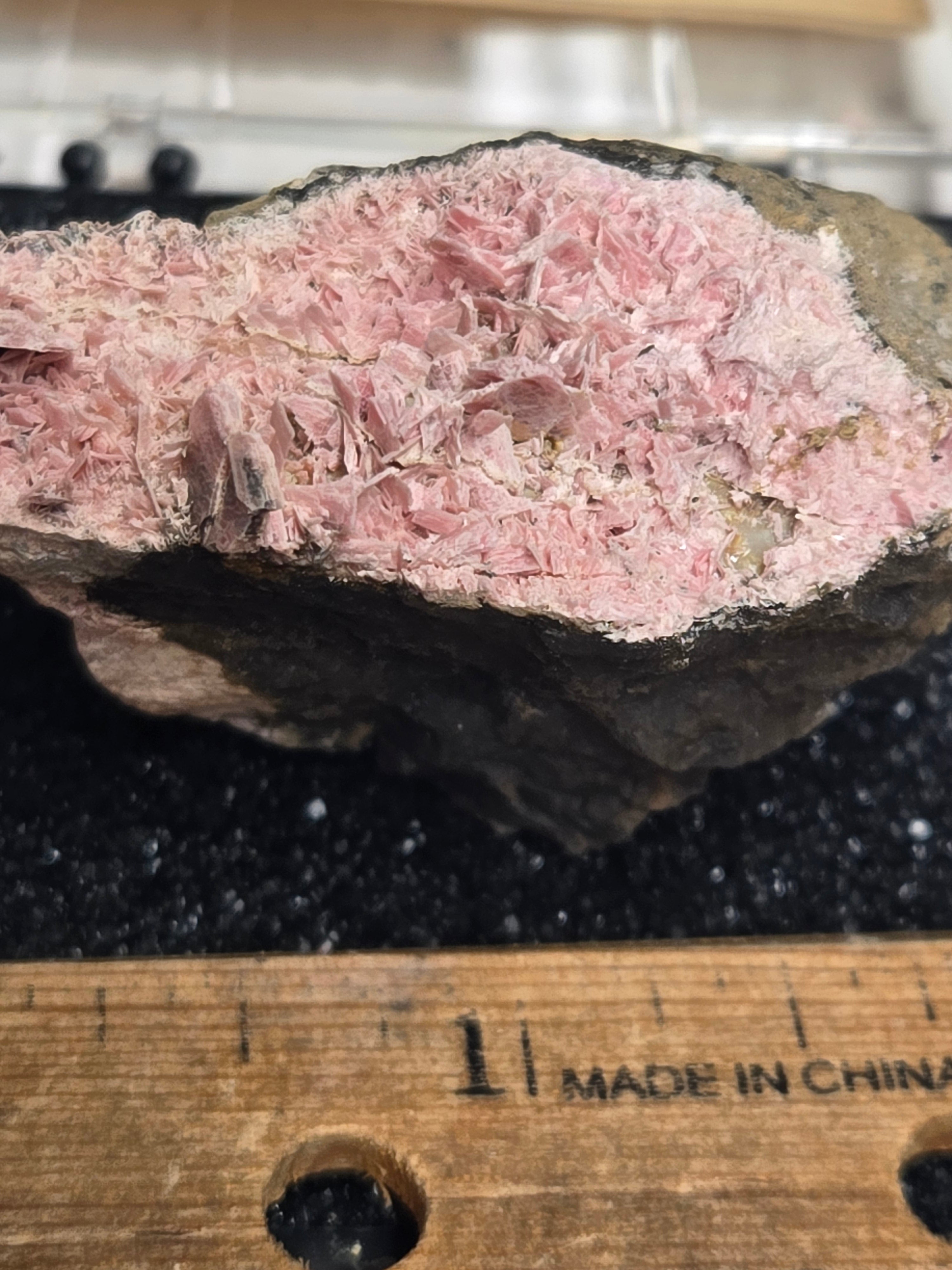 Rhodonite crystals