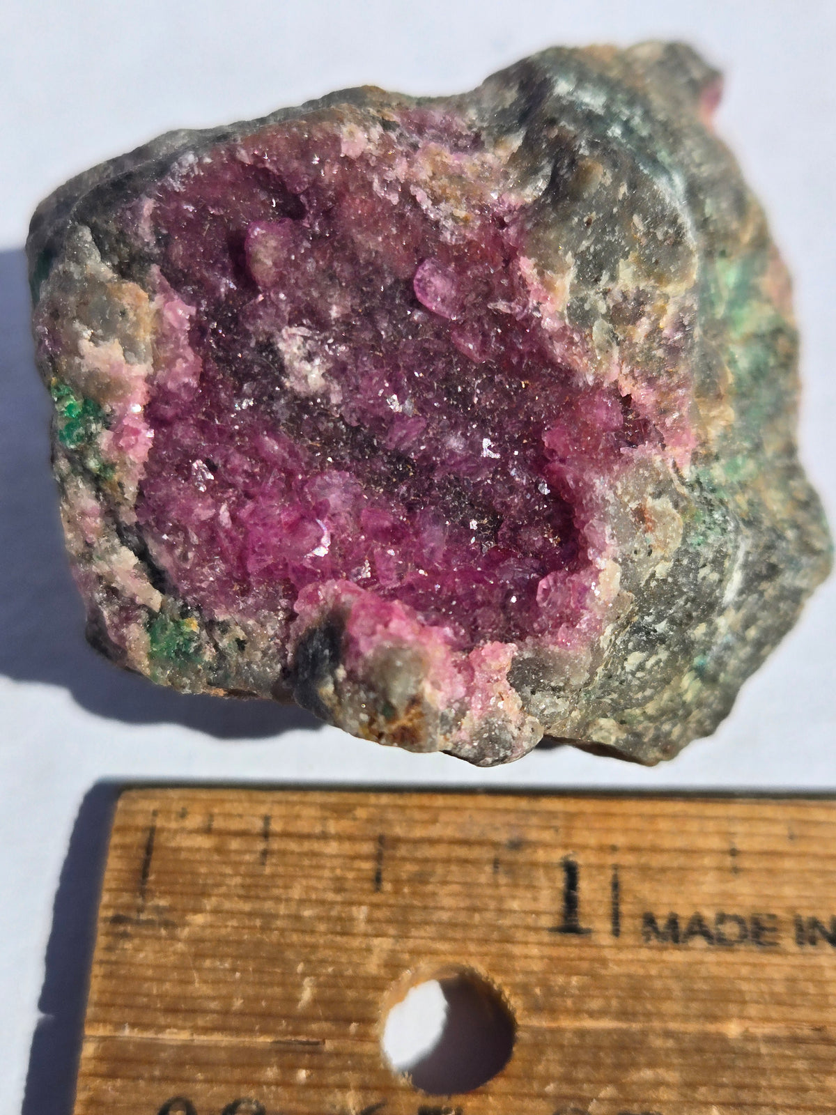 Calcite var cobaltian cobaltocalcite