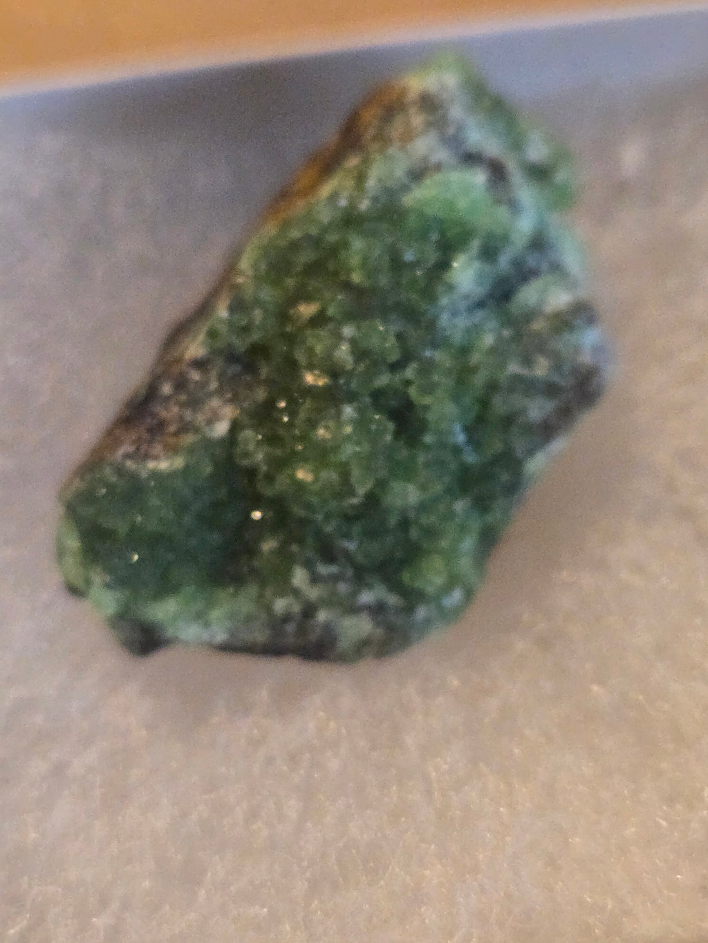 Smithsonite var Cuprian Specimen