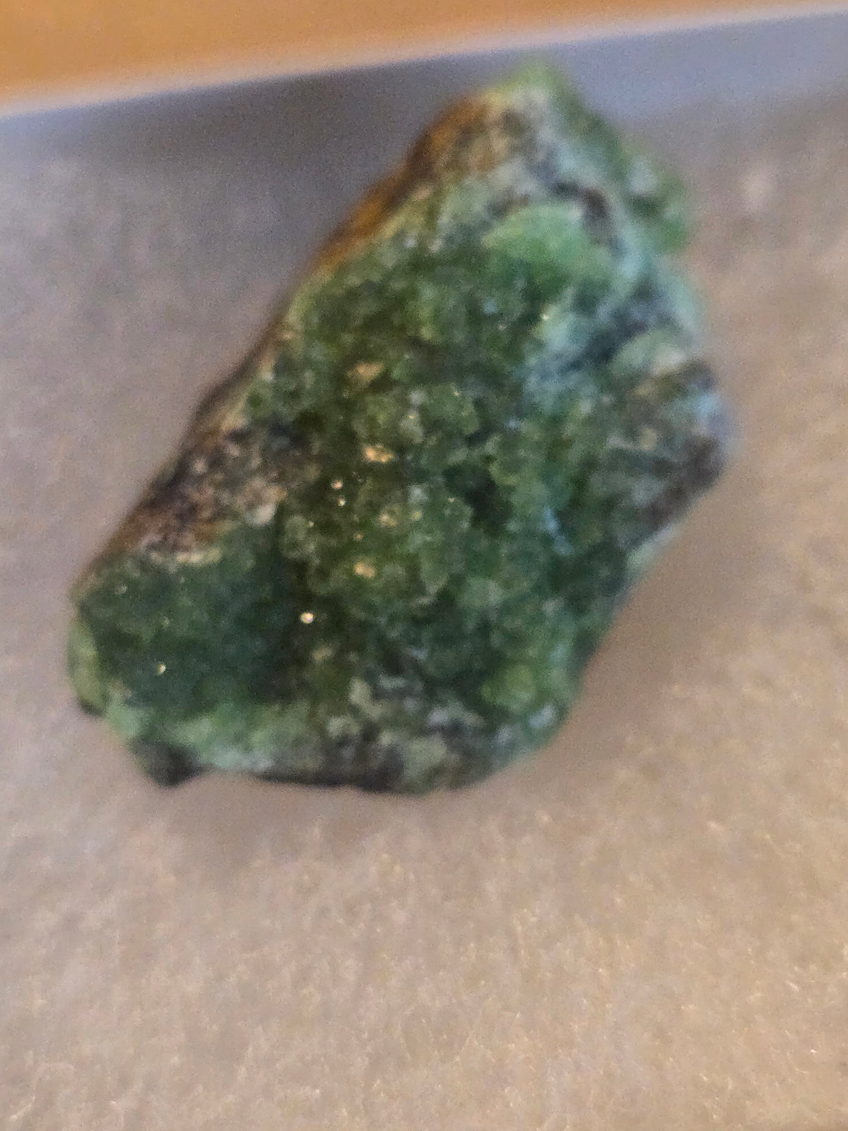 Smithsonite var Cuprian Specimen