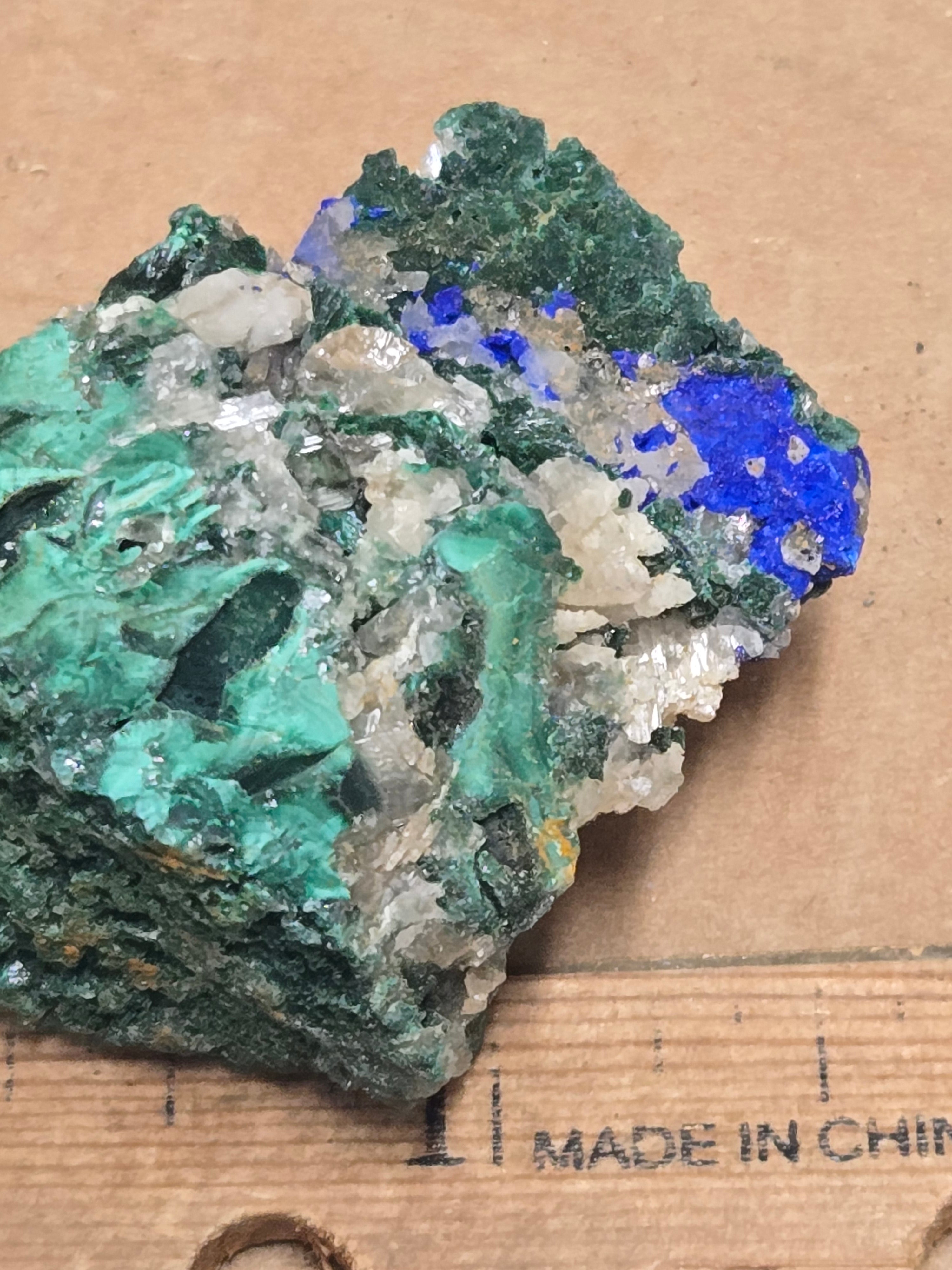 Azurite Malachite specimen