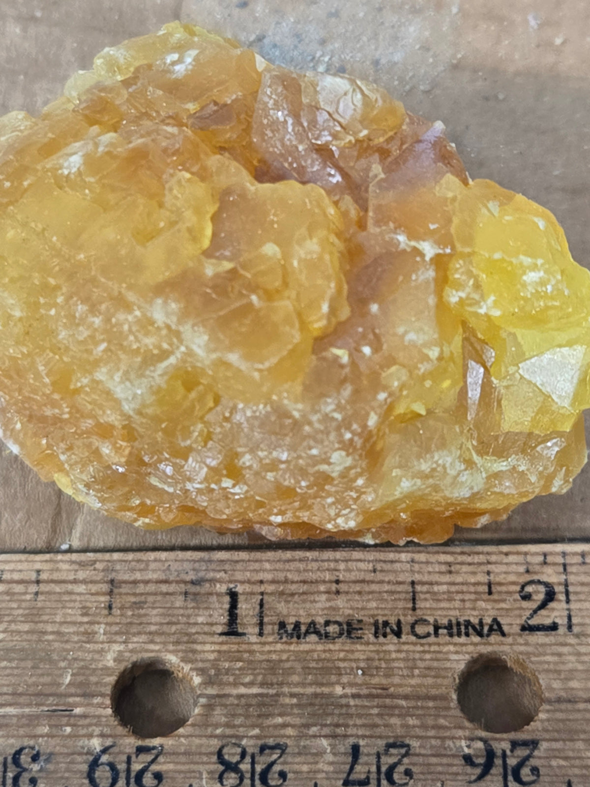 Yellow Sulphur (sulfur) specimen