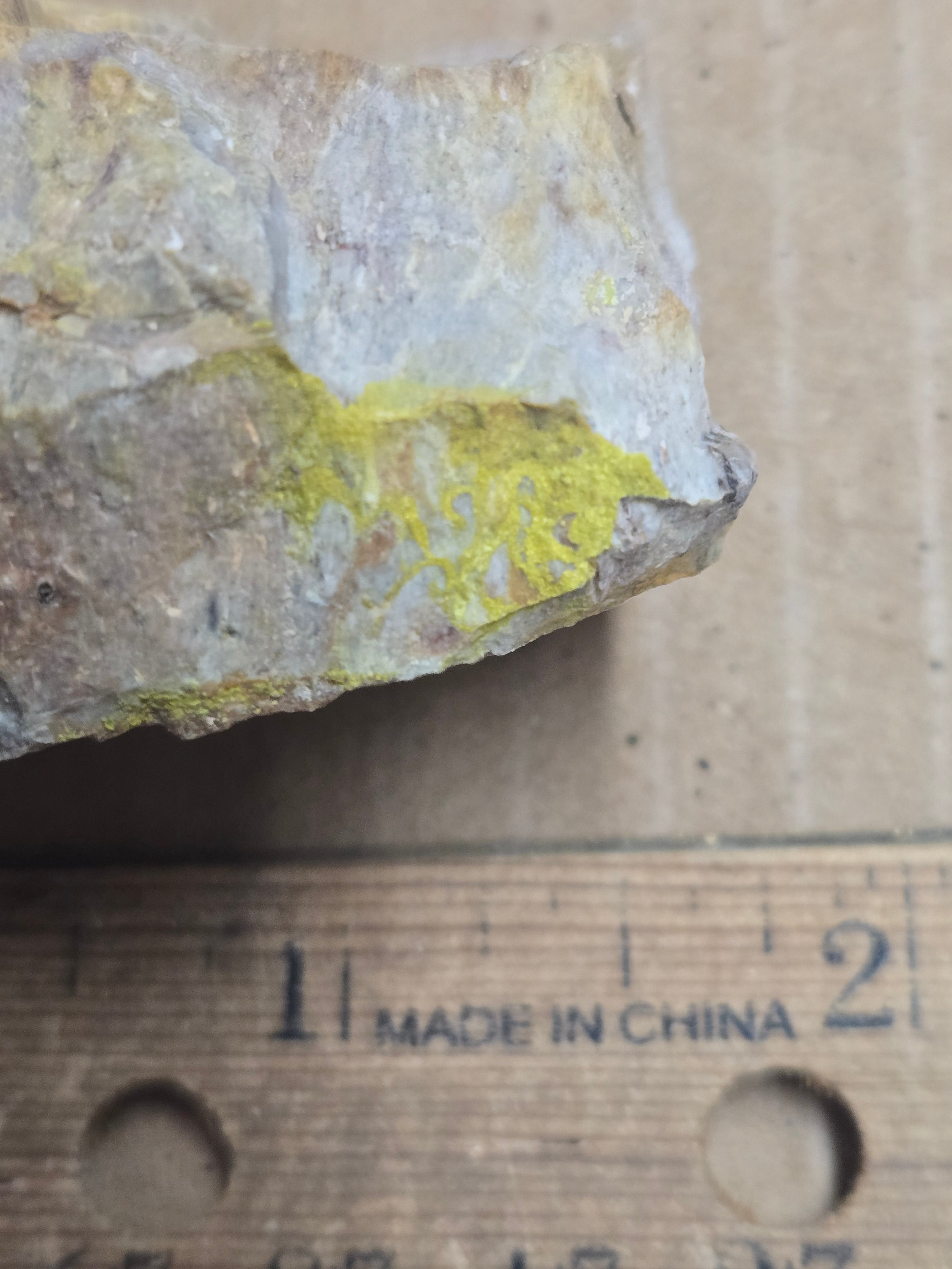 Carnotite specimen