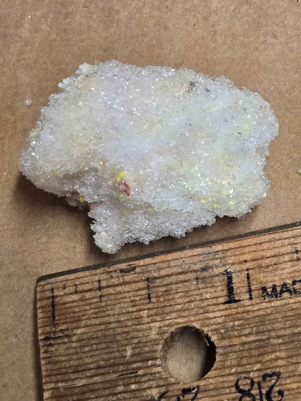Novacekite in selenite