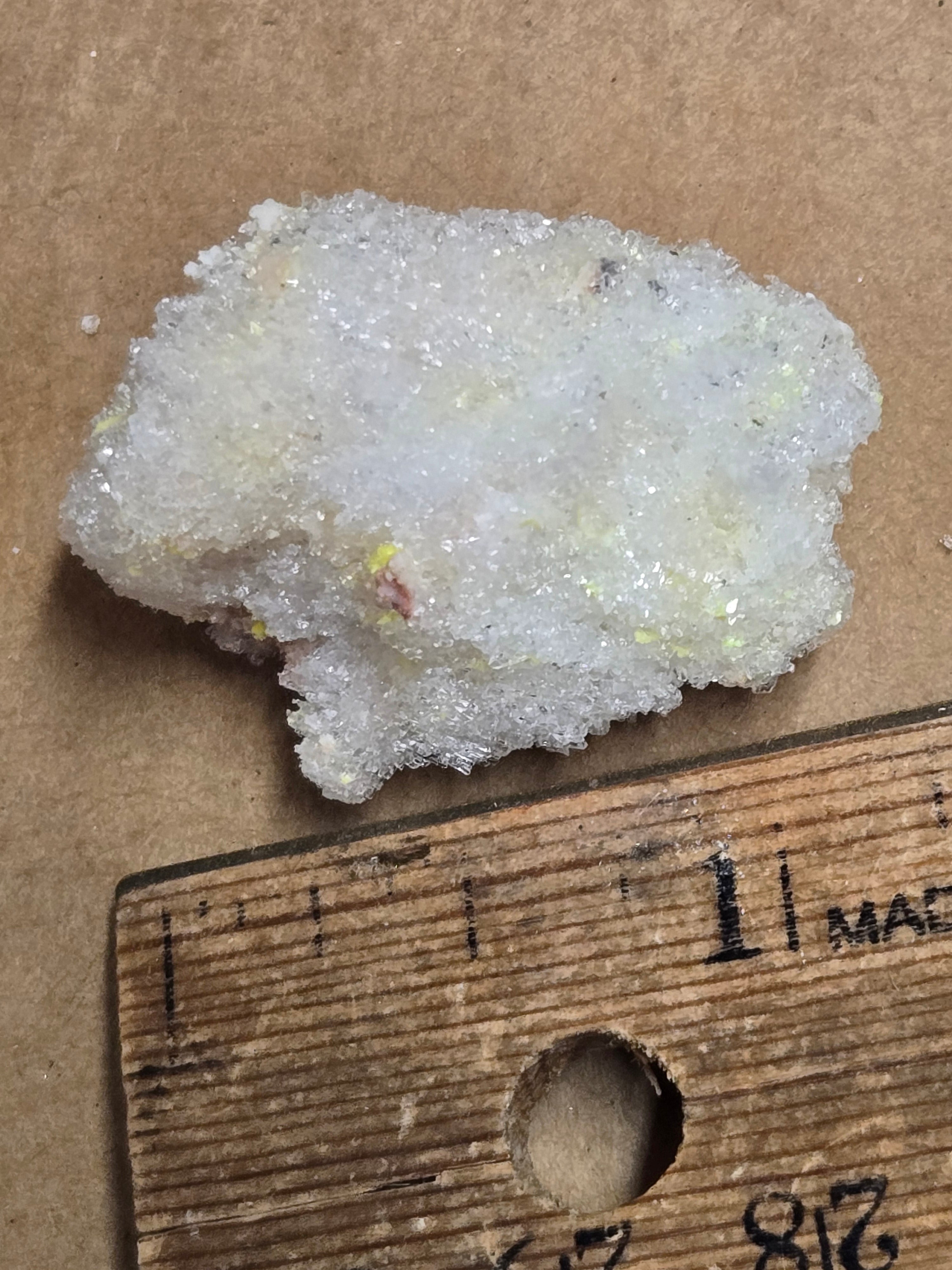 Novacekite in selenite