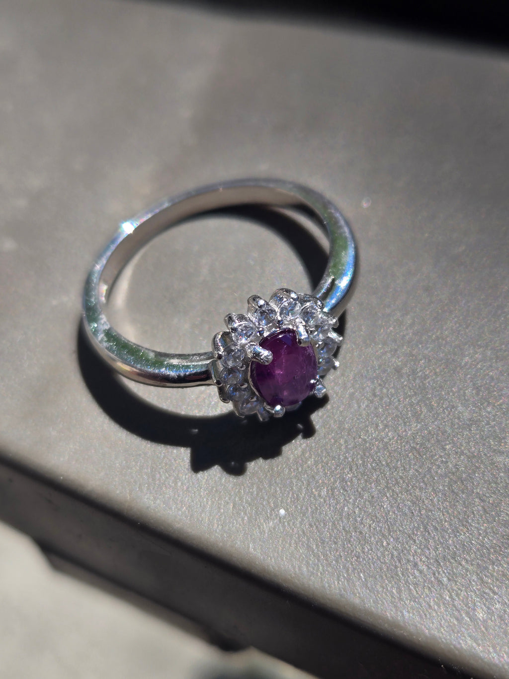 Winza Ruby cluster ring