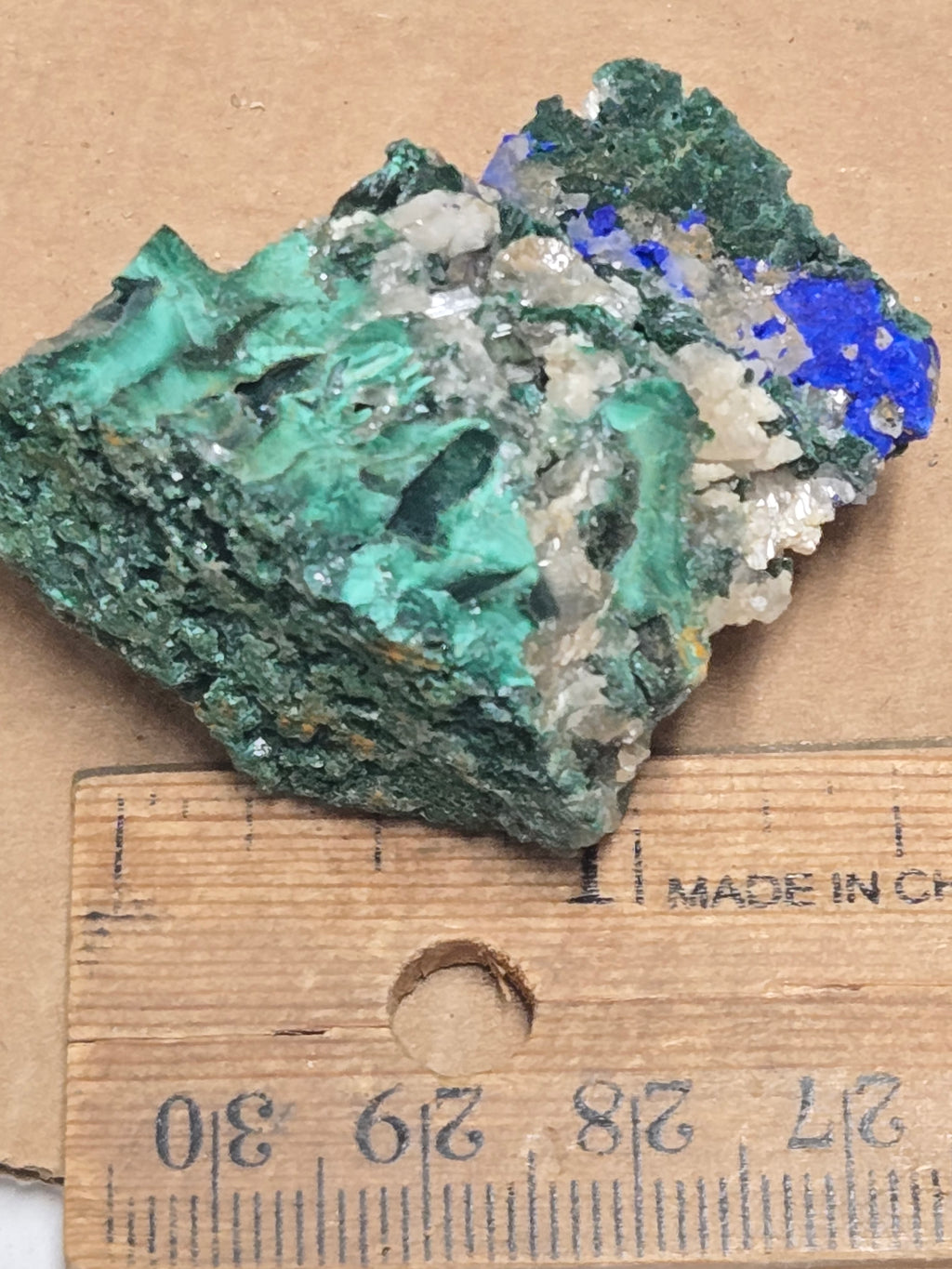 Azurite Malachite specimen