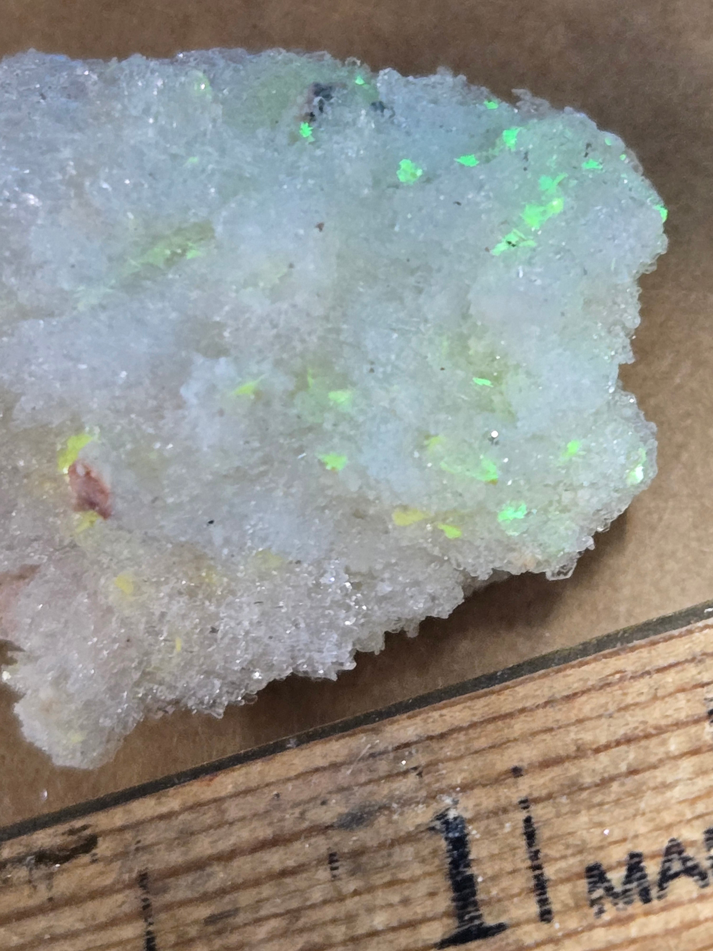 Novacekite in selenite