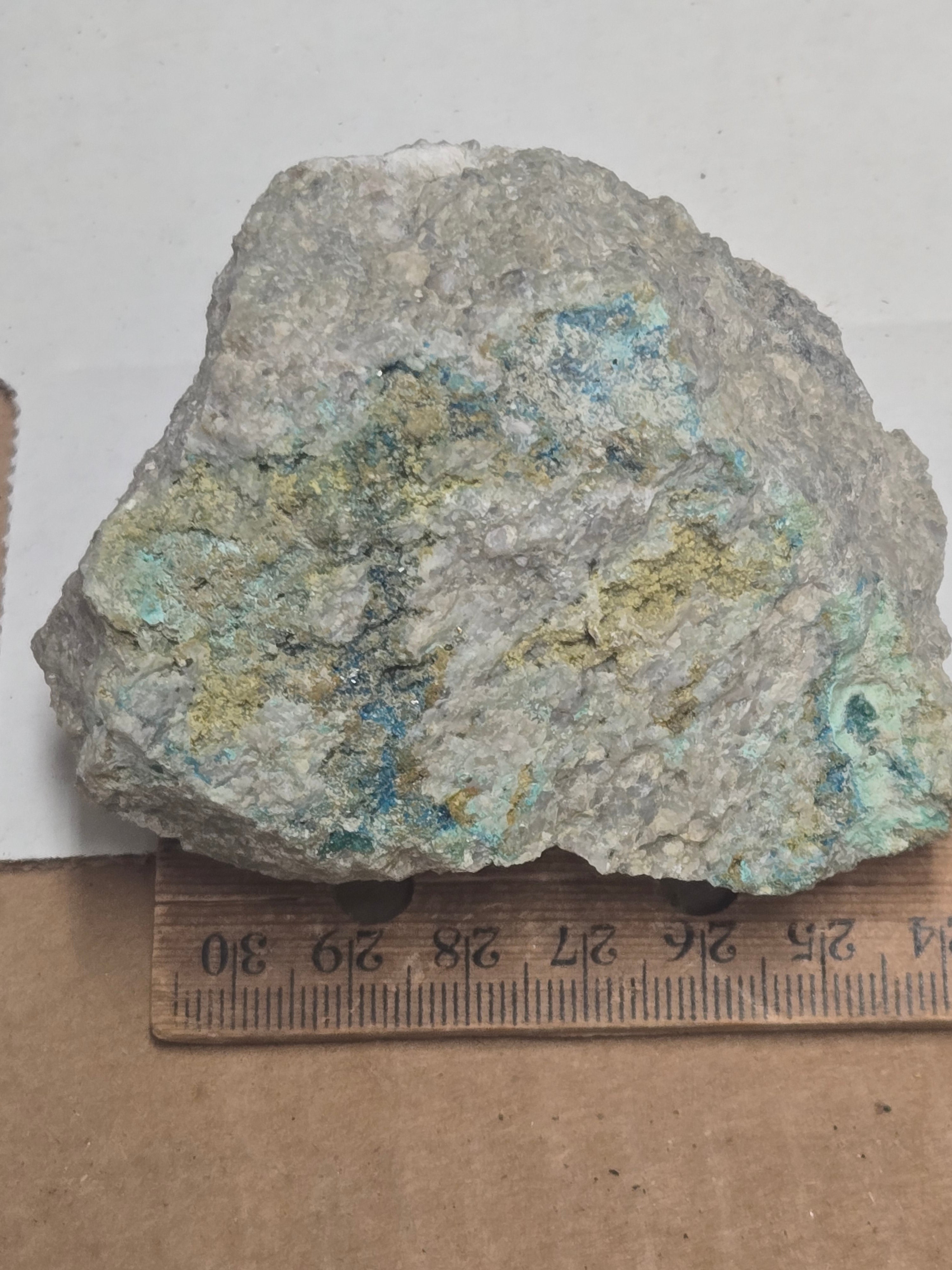 Devilline with langite