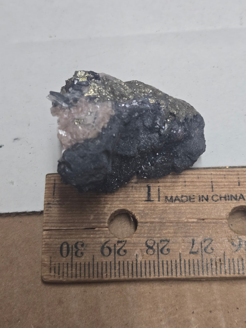 Boulangerite with arsenopyrite