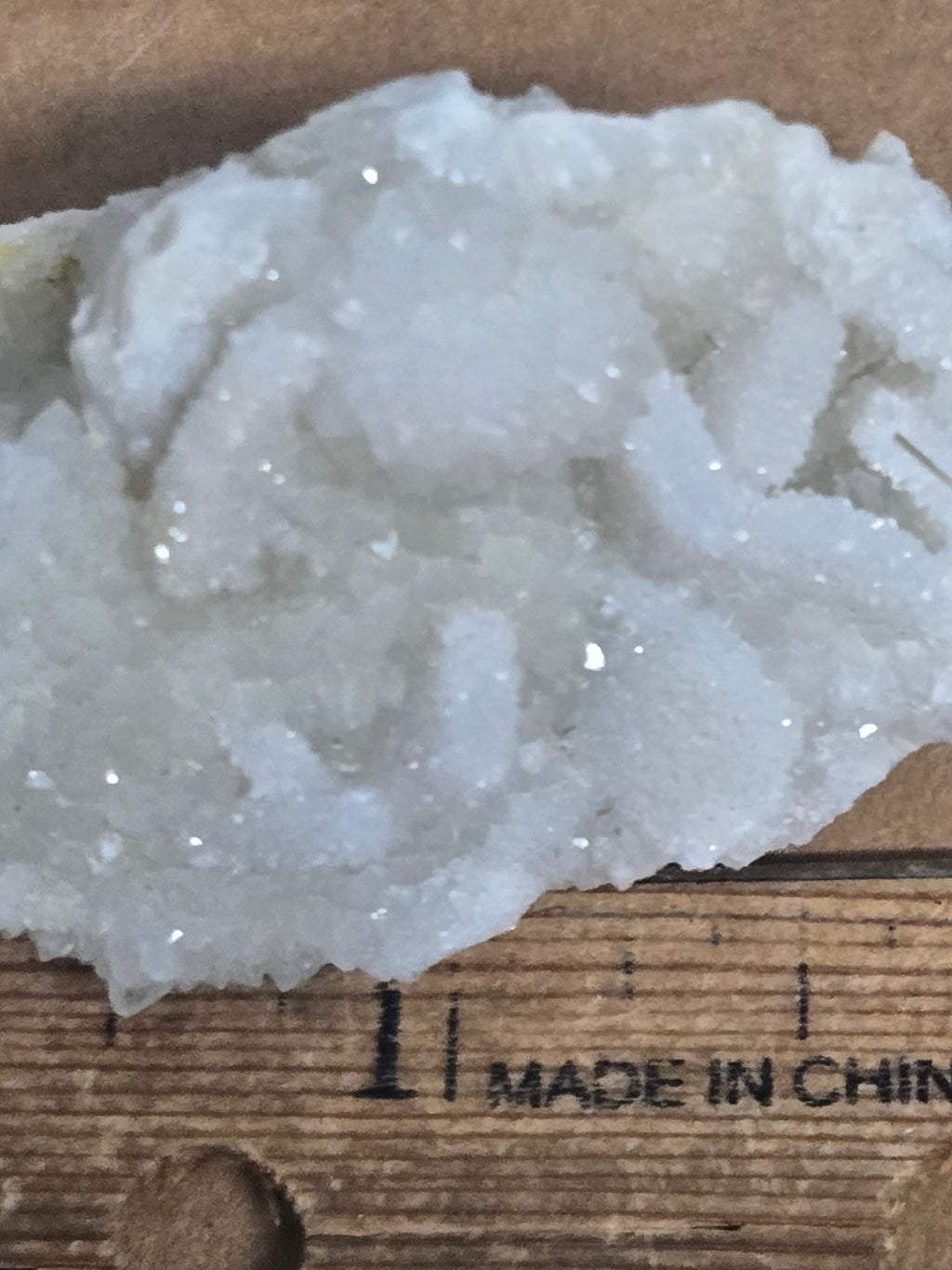 Quartz epimorph anhydrite