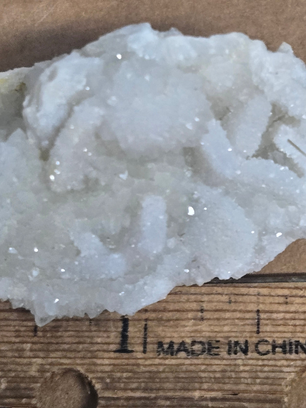 Quartz epimorph anhydrite