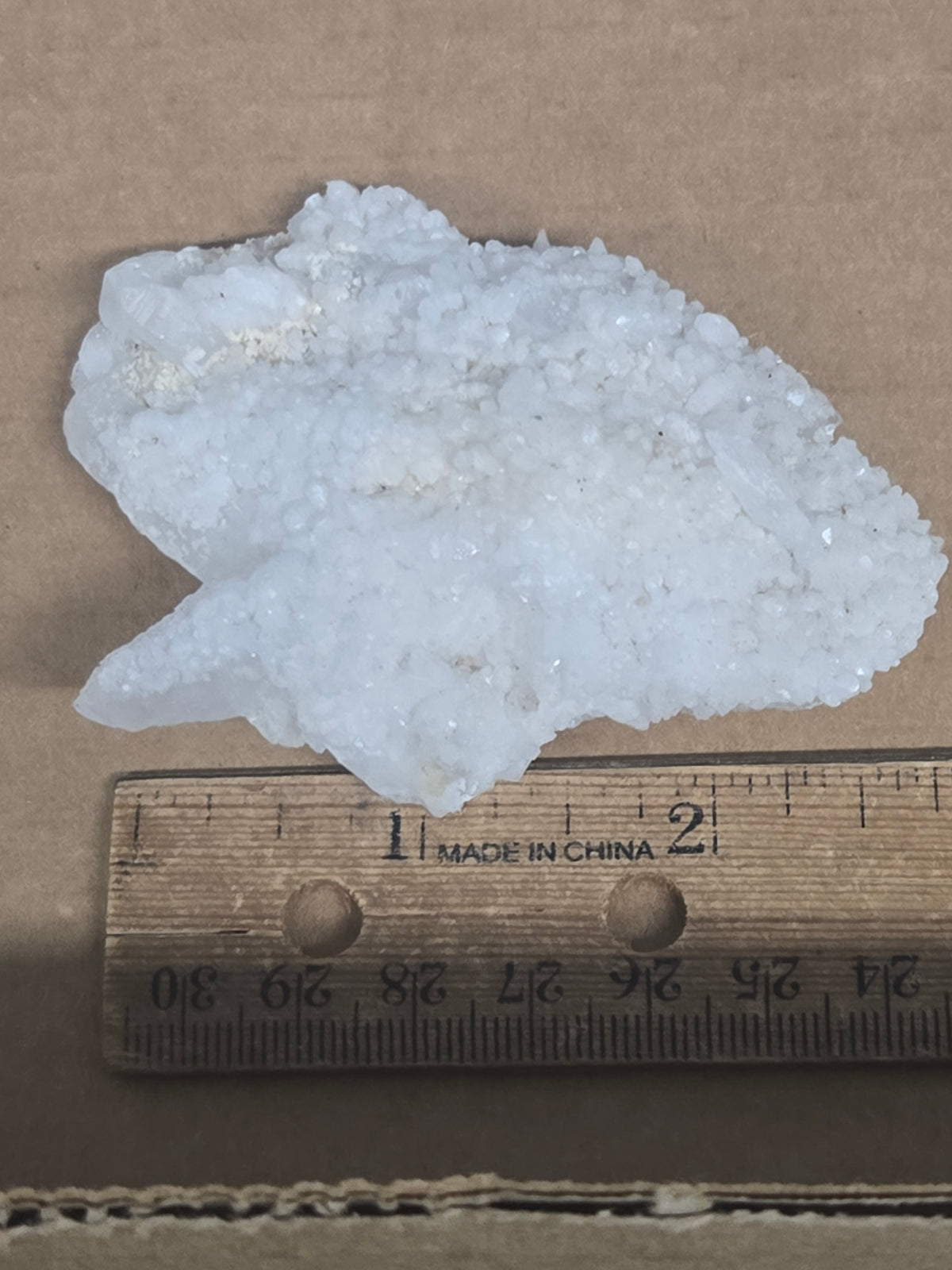 Quartz w calcite