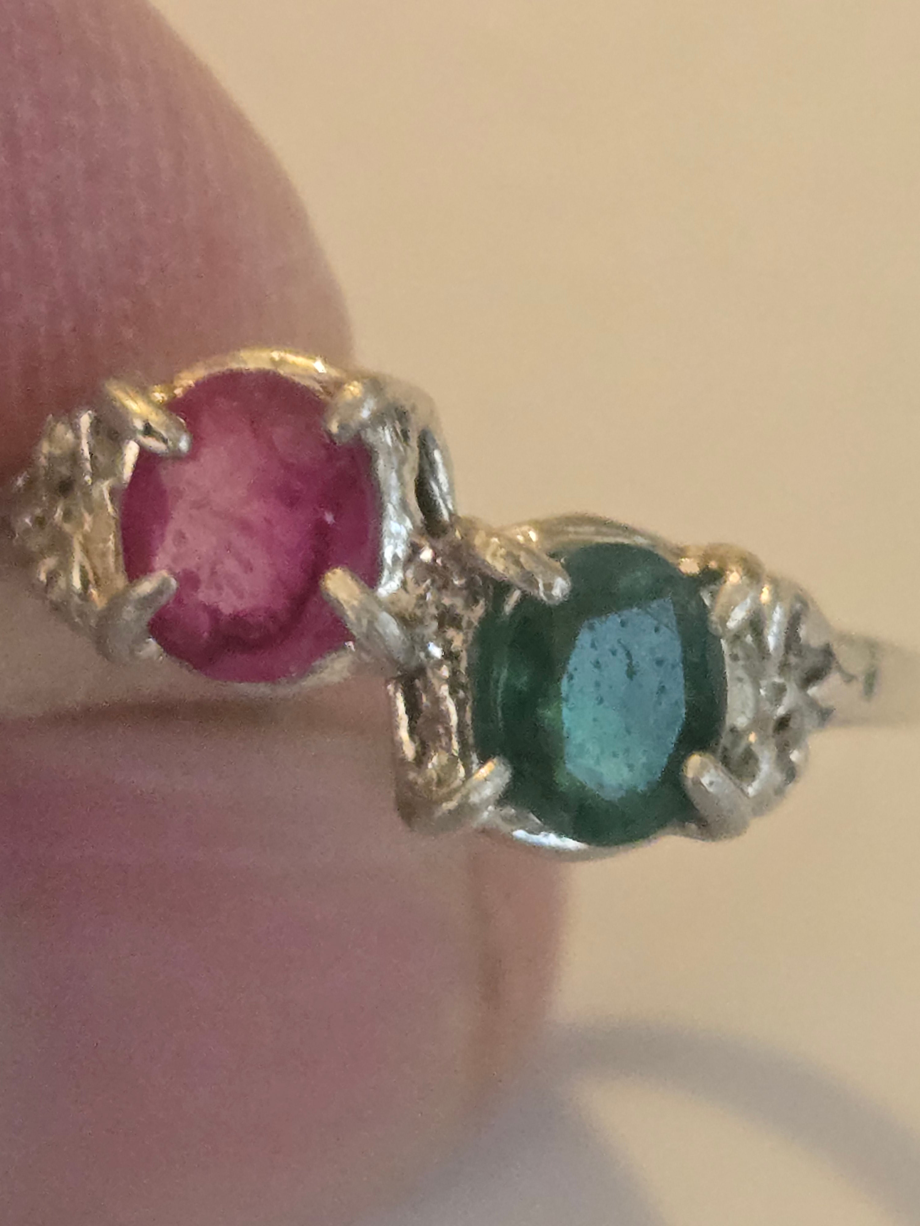 Emerald and Ruby Ring