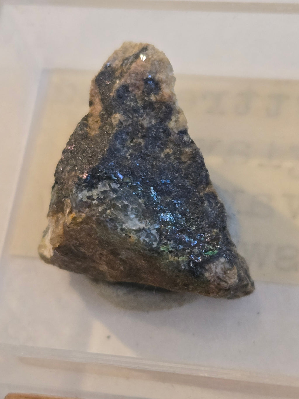Volynskite in bornite
