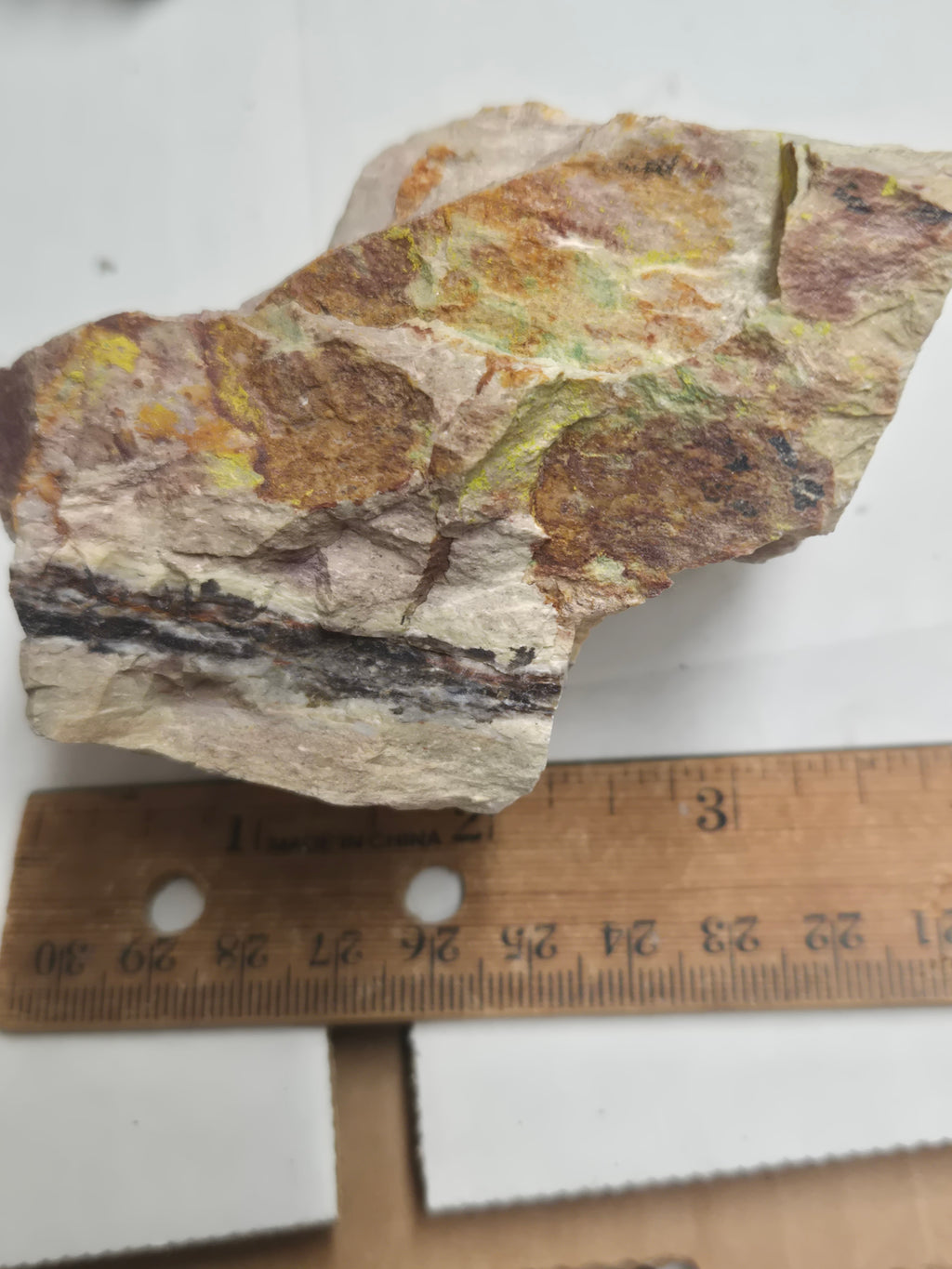 Carnotite autunite specimen