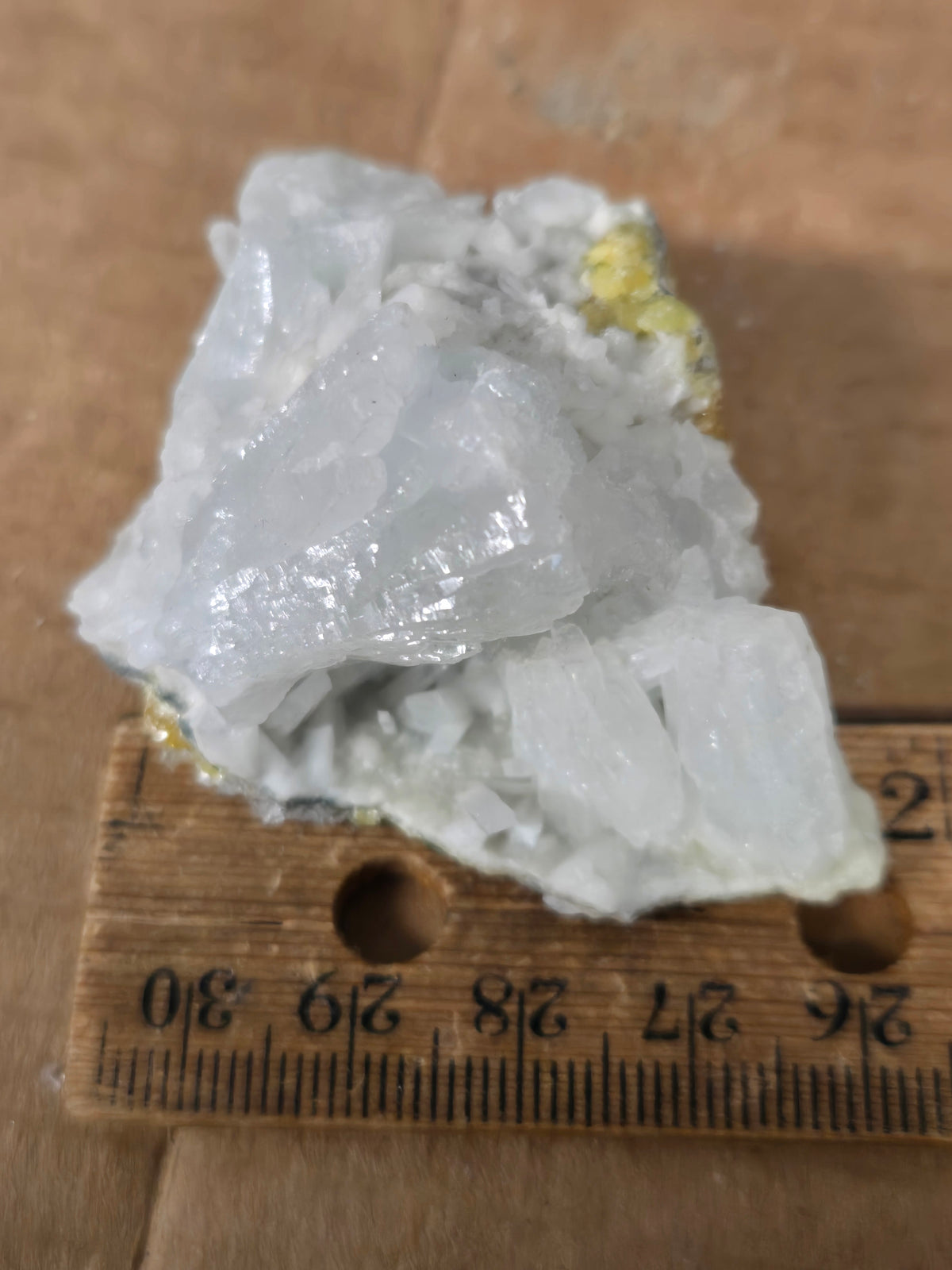 Yellow Sulphur (sulfur) with Celestite