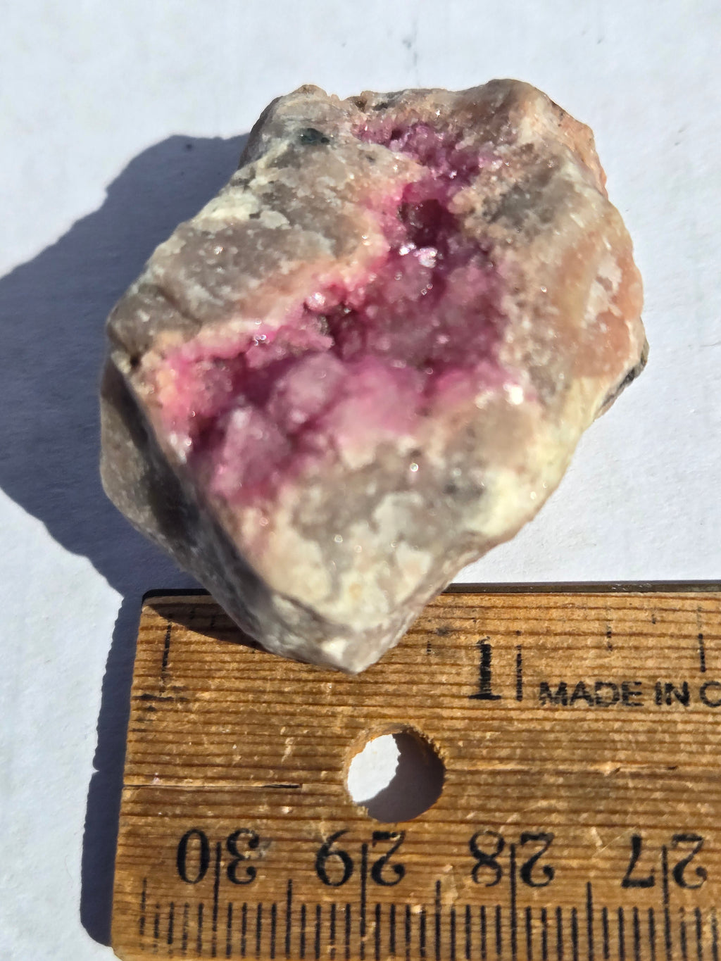 Calcite var cobaltian cobaltocalcite
