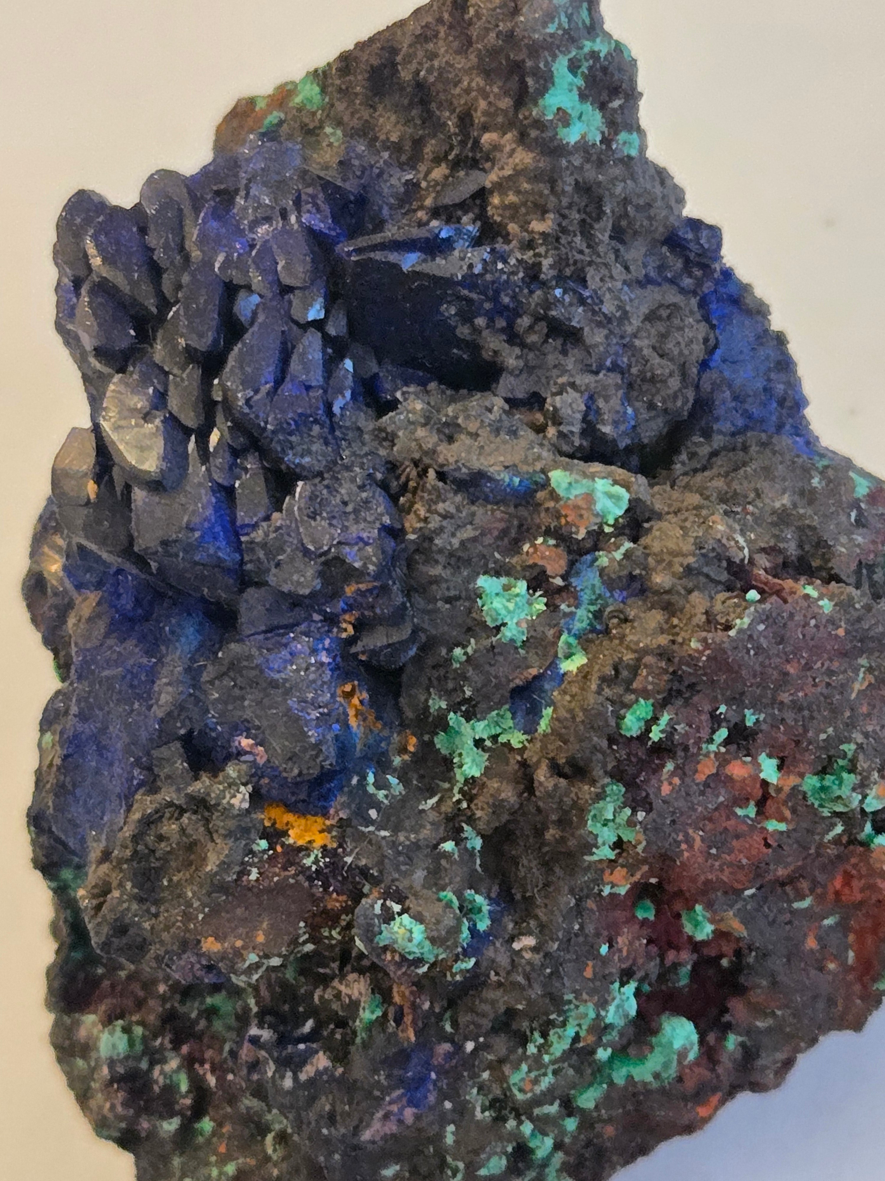 Azurite and Malachite specimen