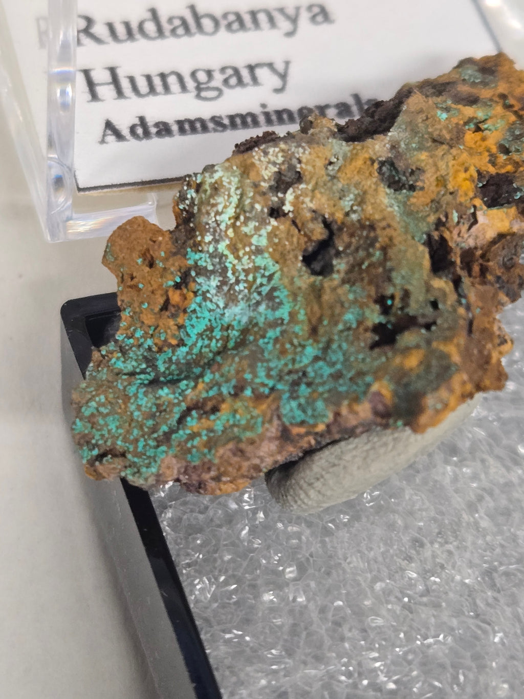 Zincrosasite specimen