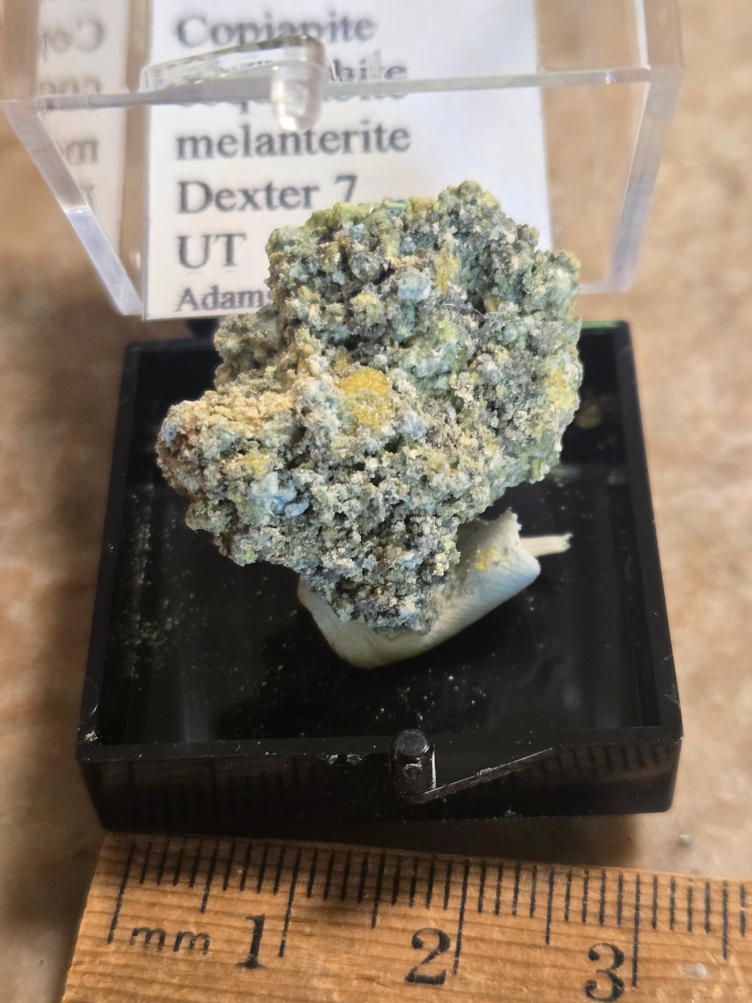 Goldichite copiapite coquimbite melanterite