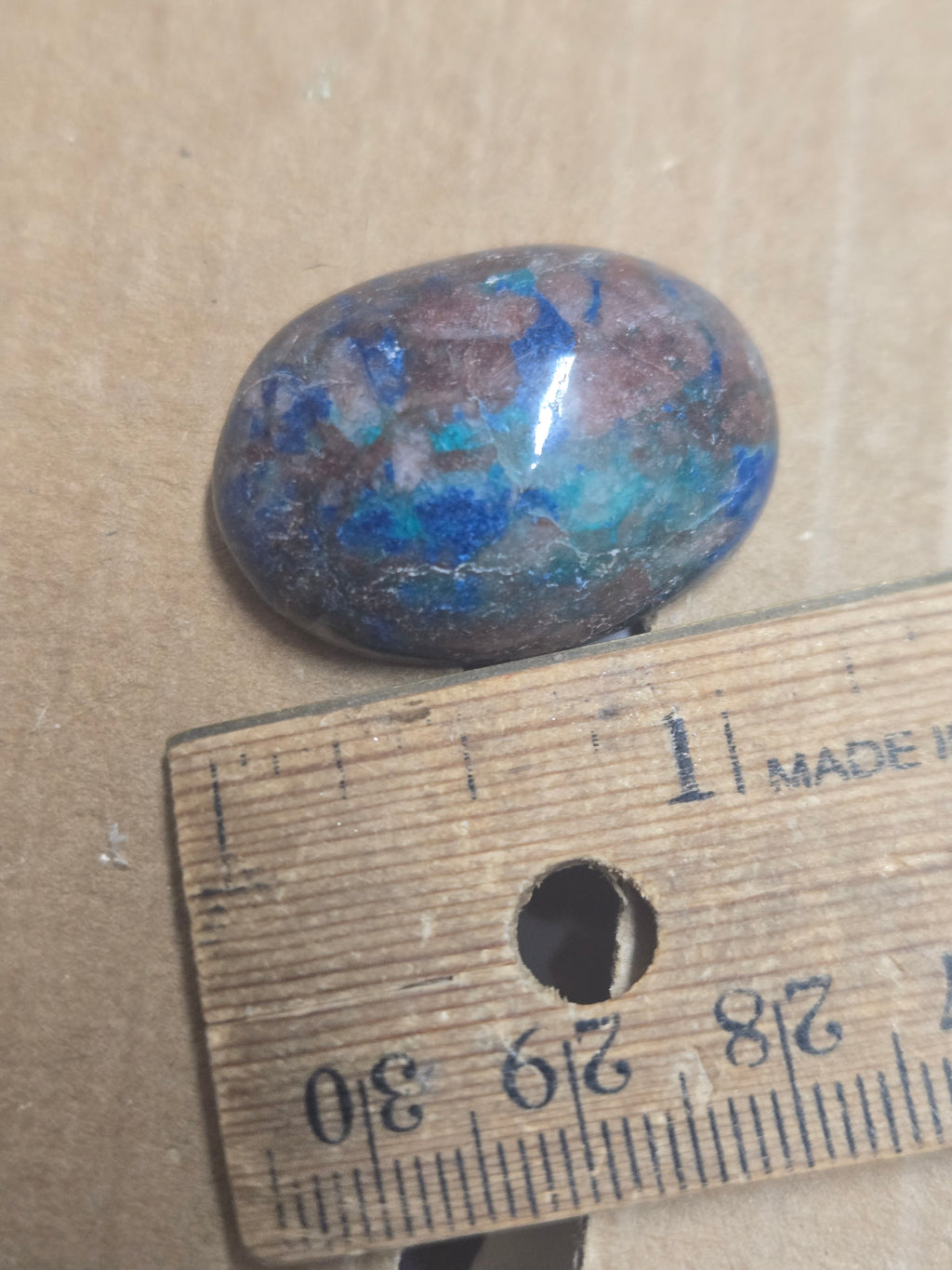 Ajoite Shattuckite Cabochon