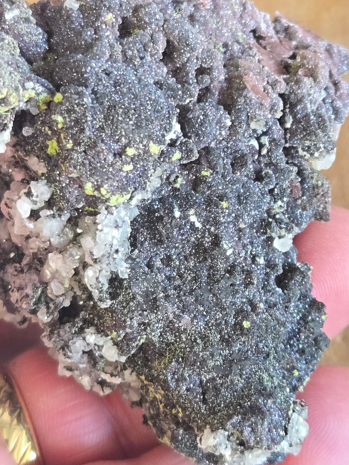 Calcite Duftite and Mottramite