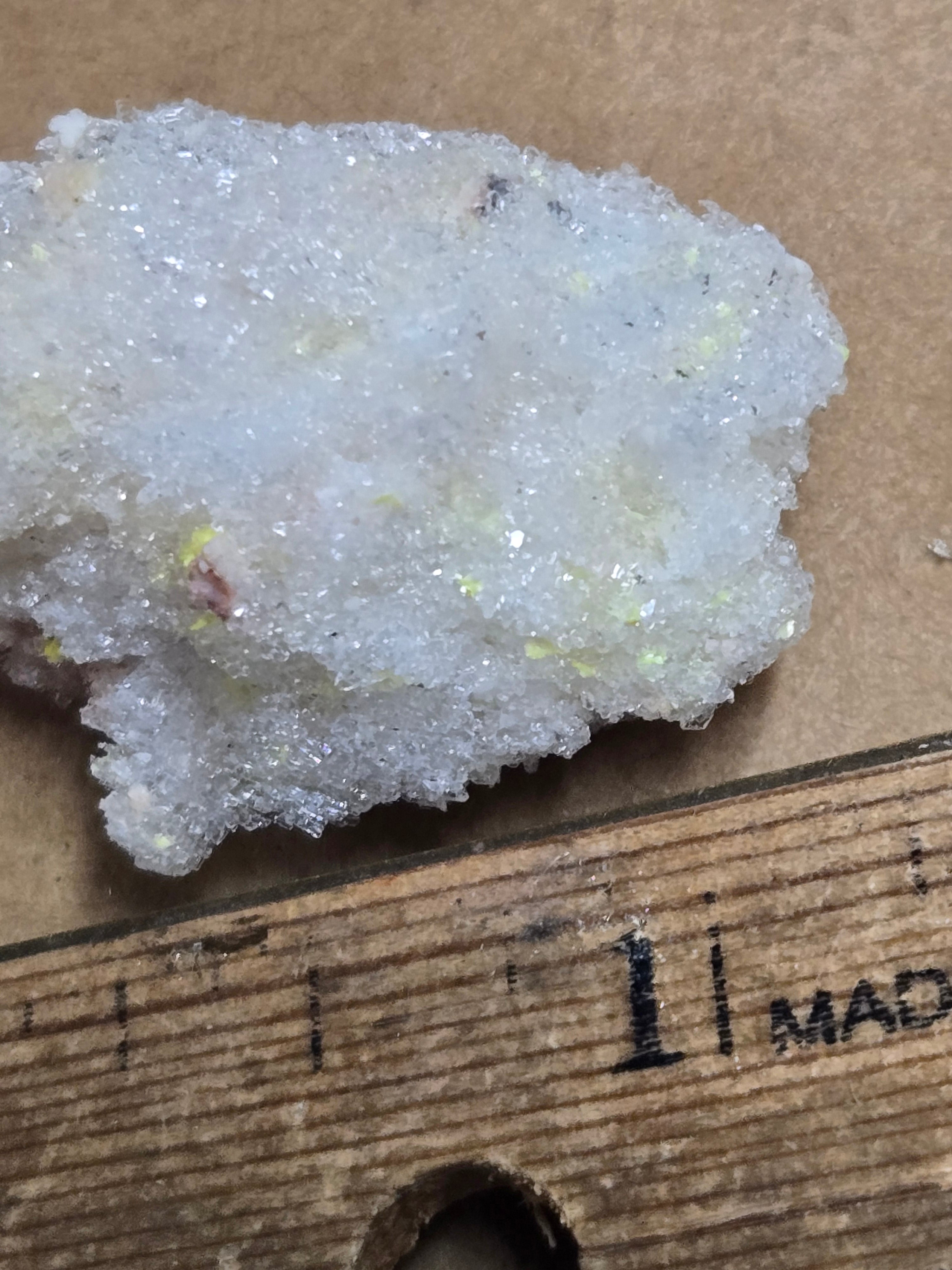 Novacekite in selenite