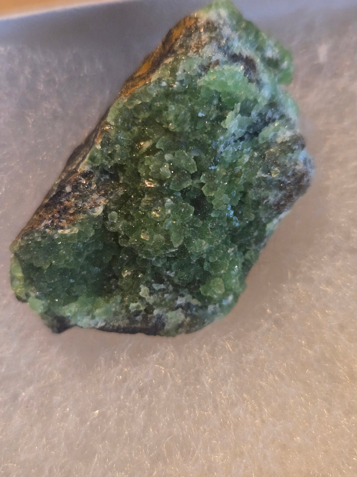 Smithsonite var Cuprian Specimen