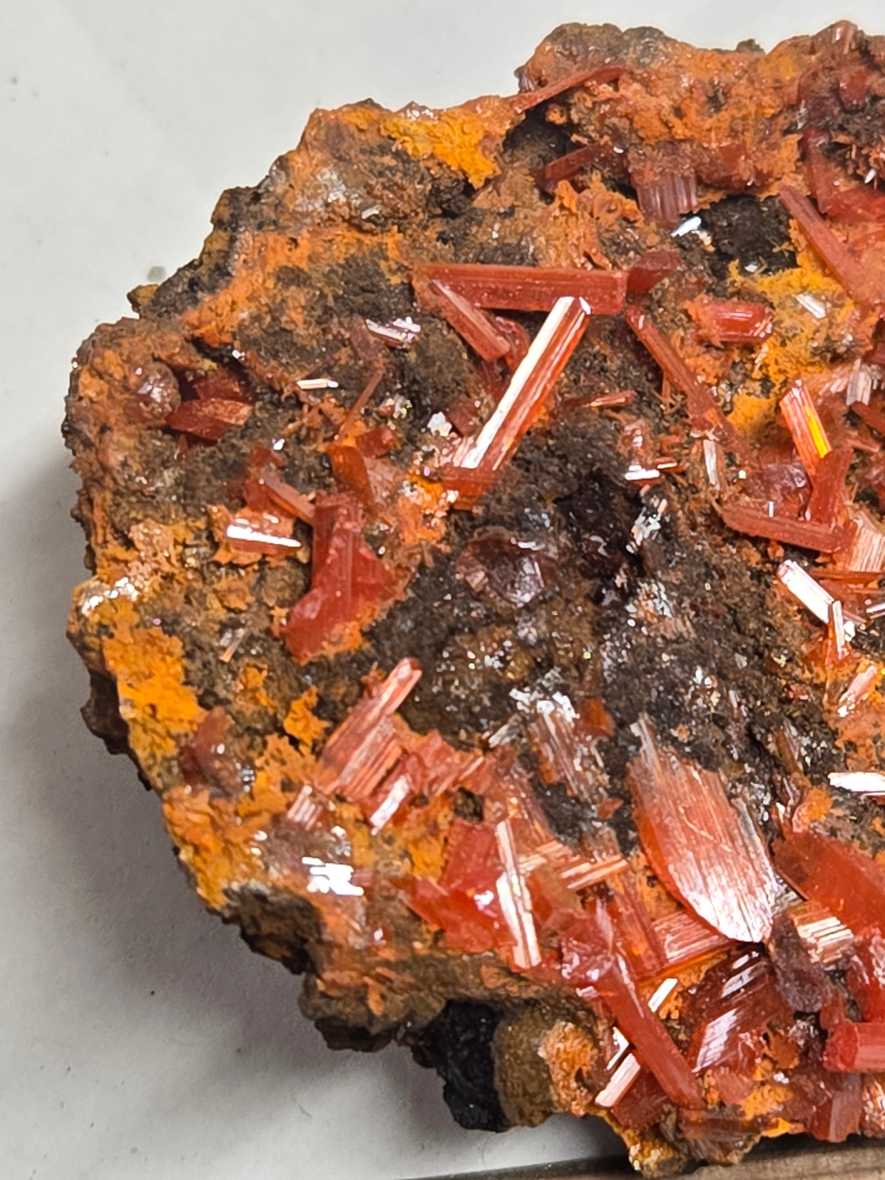 Crocoite specimen
