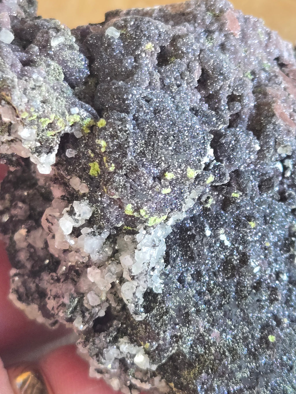 Calcite Duftite and Mottramite