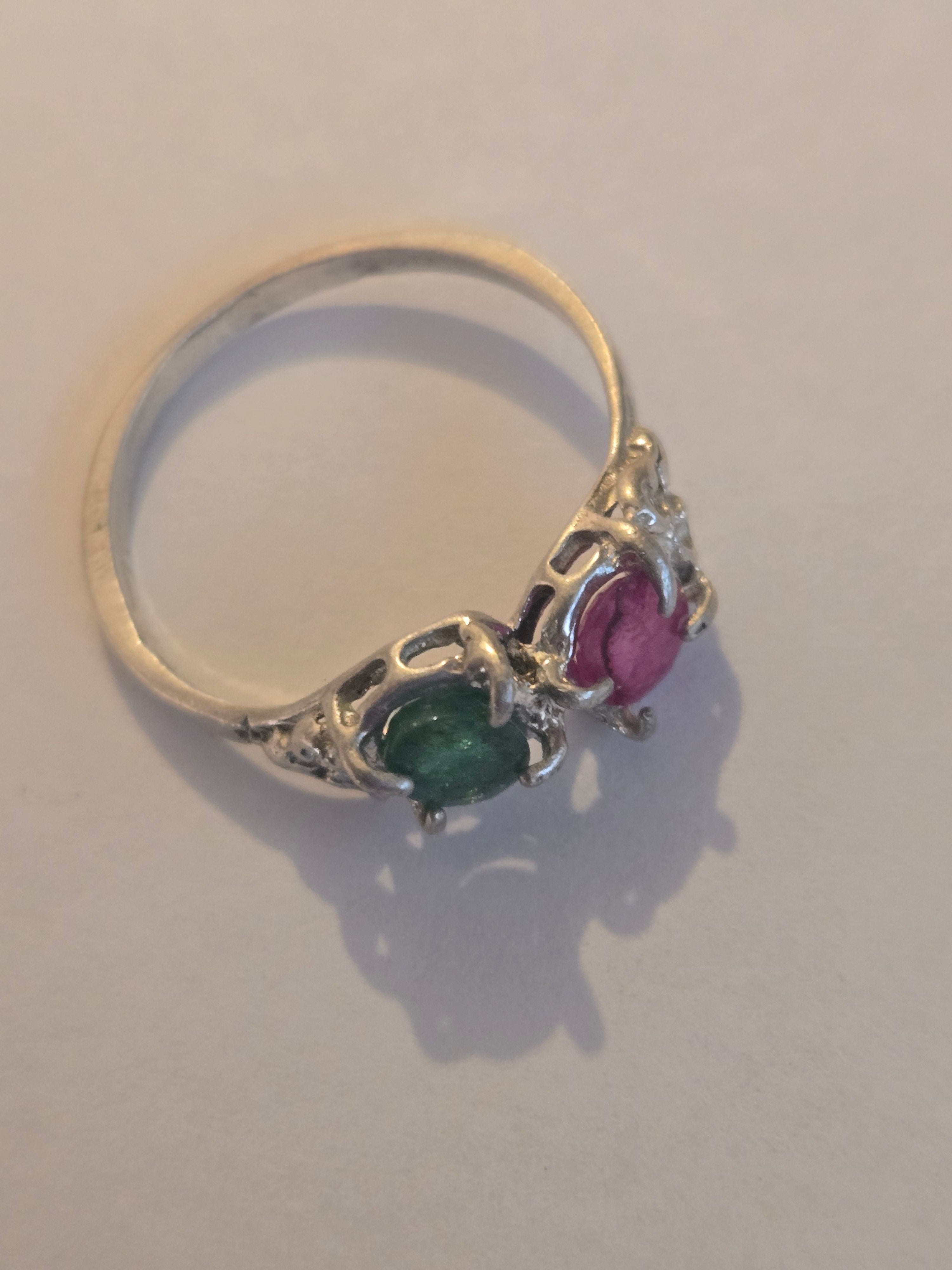 Emerald and Ruby Ring