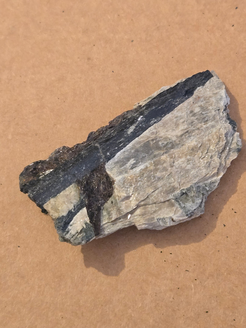 Aegirine lamprophyllite with mica