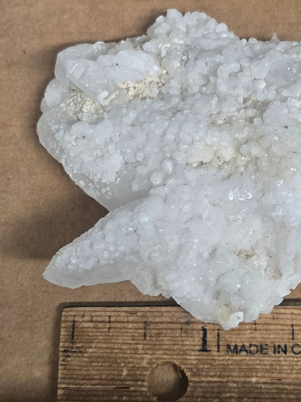 Quartz w calcite