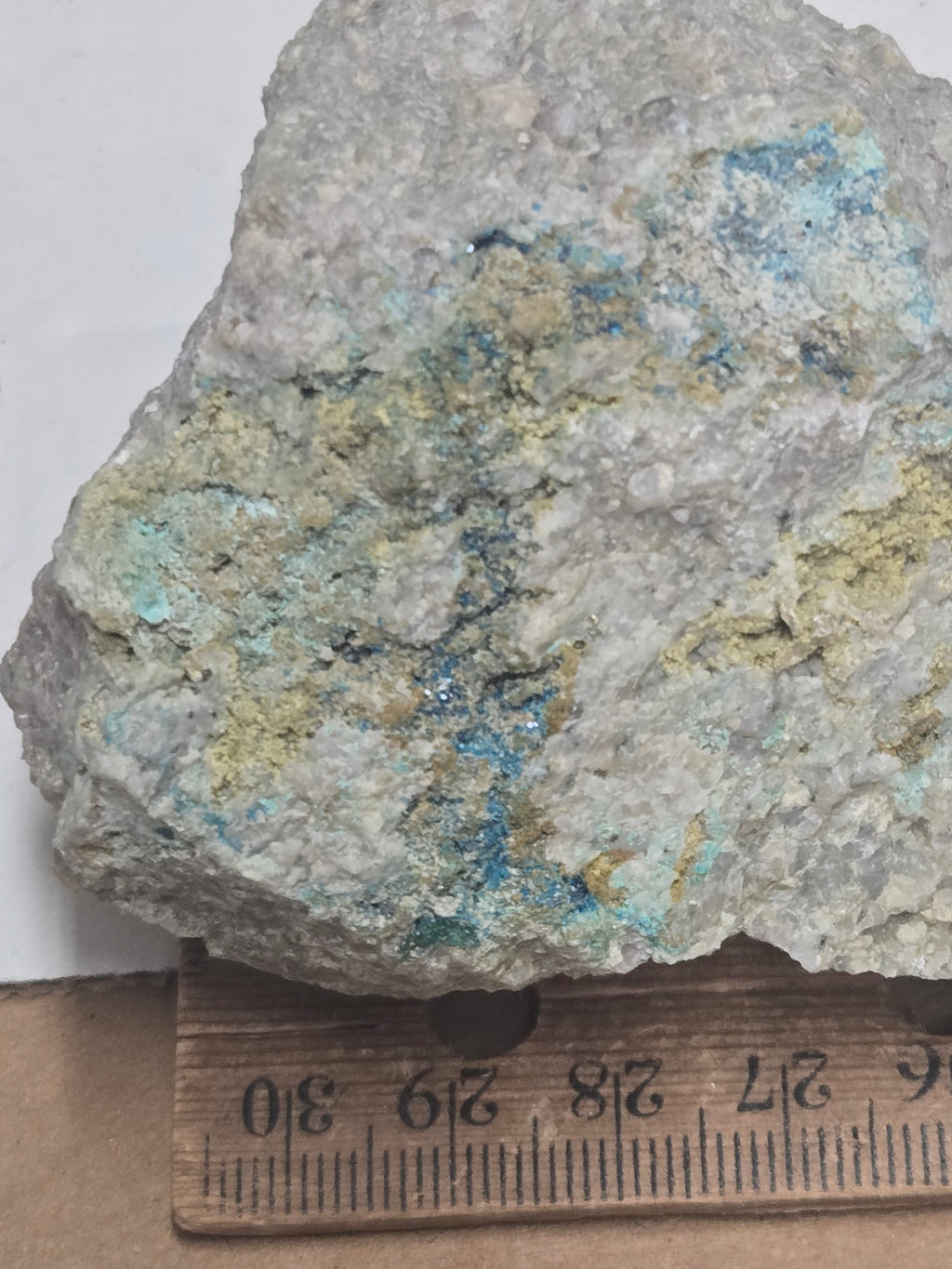 Devilline with langite