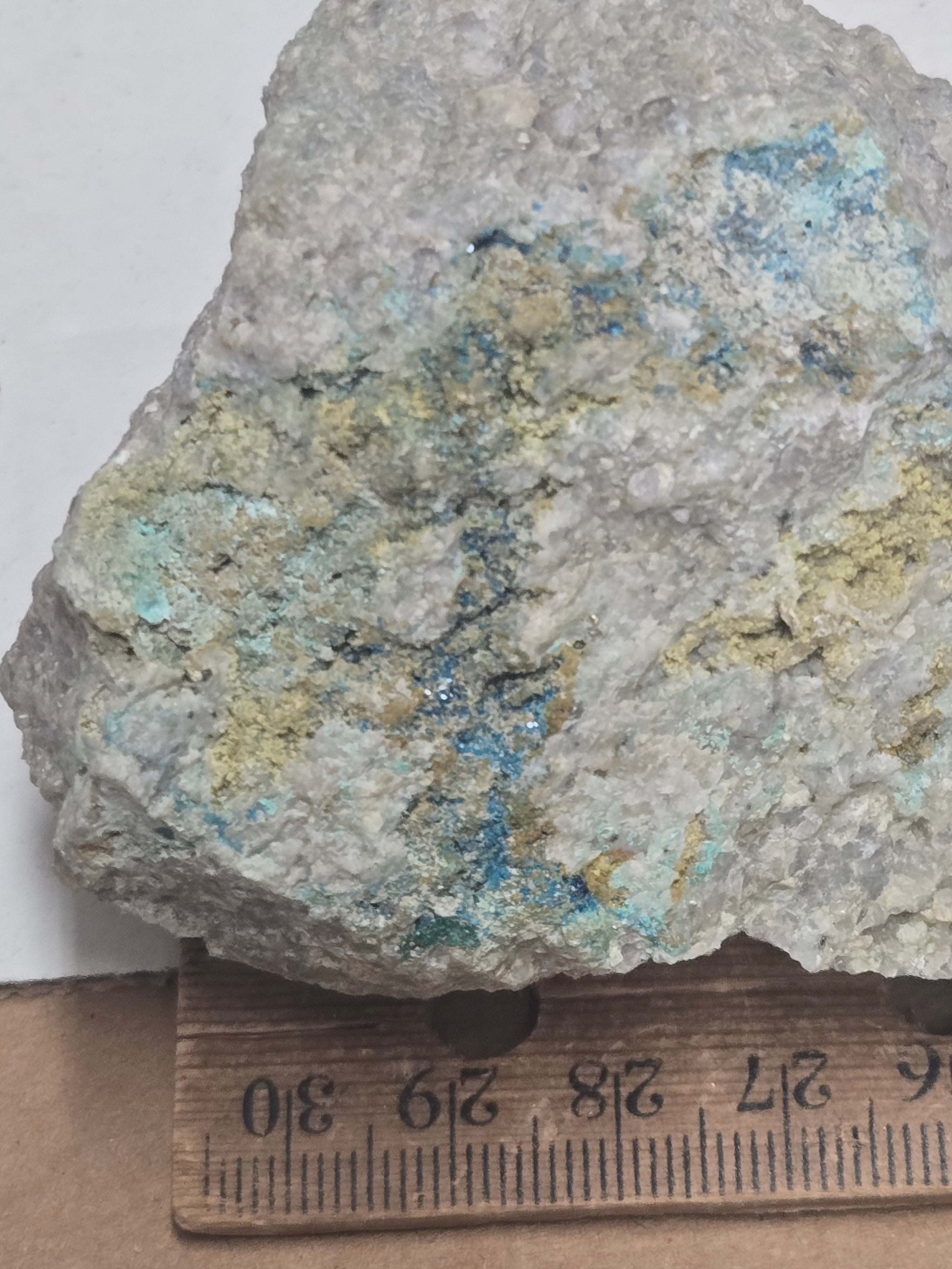 Devilline with langite