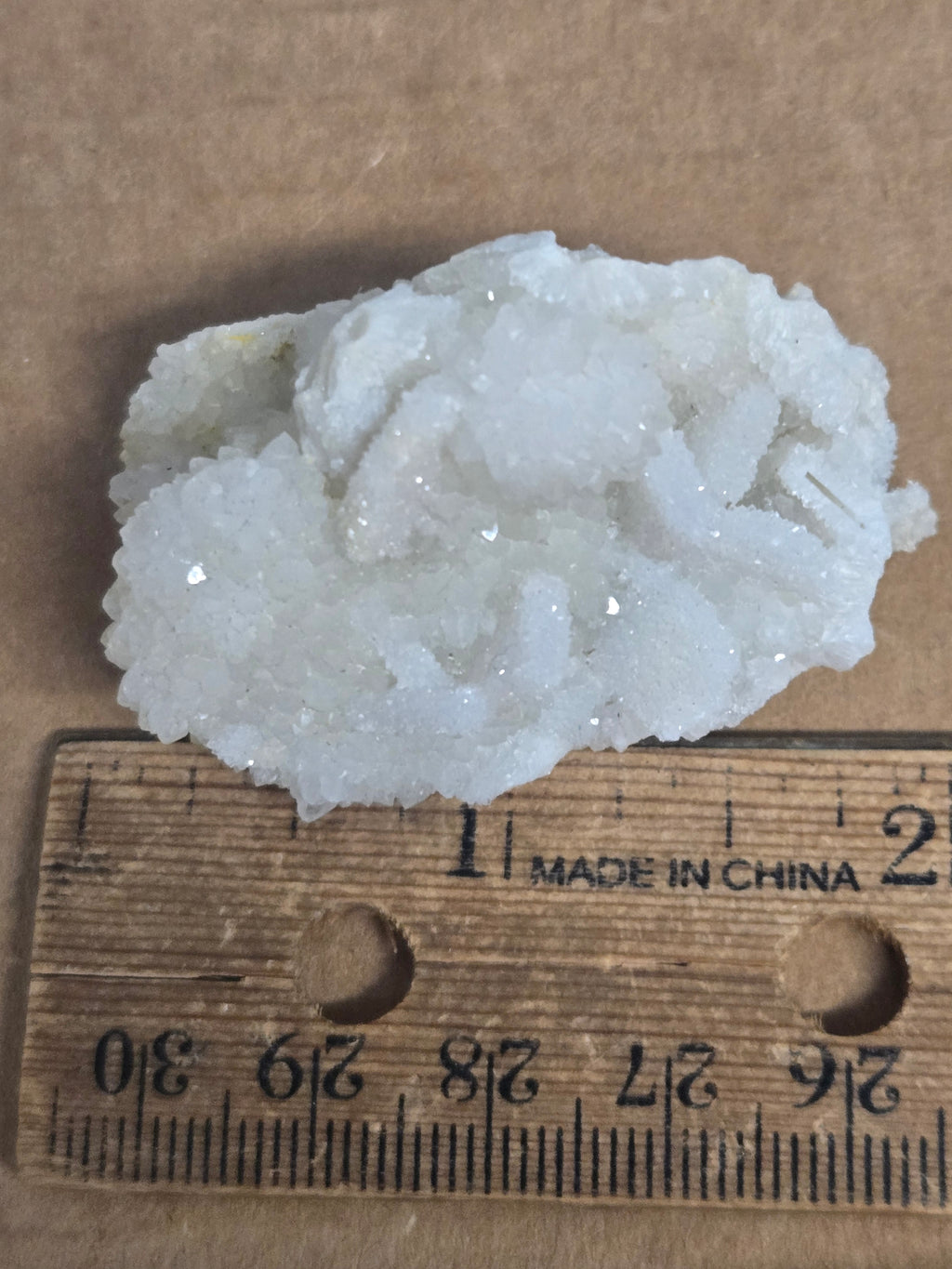 Quartz epimorph anhydrite