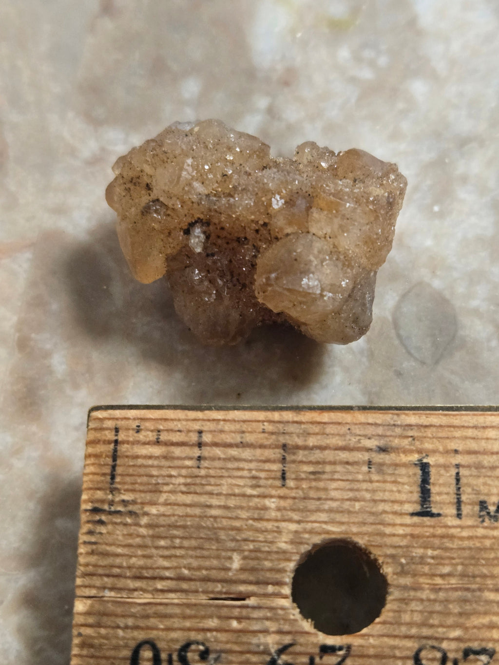 Citrine after ikaite