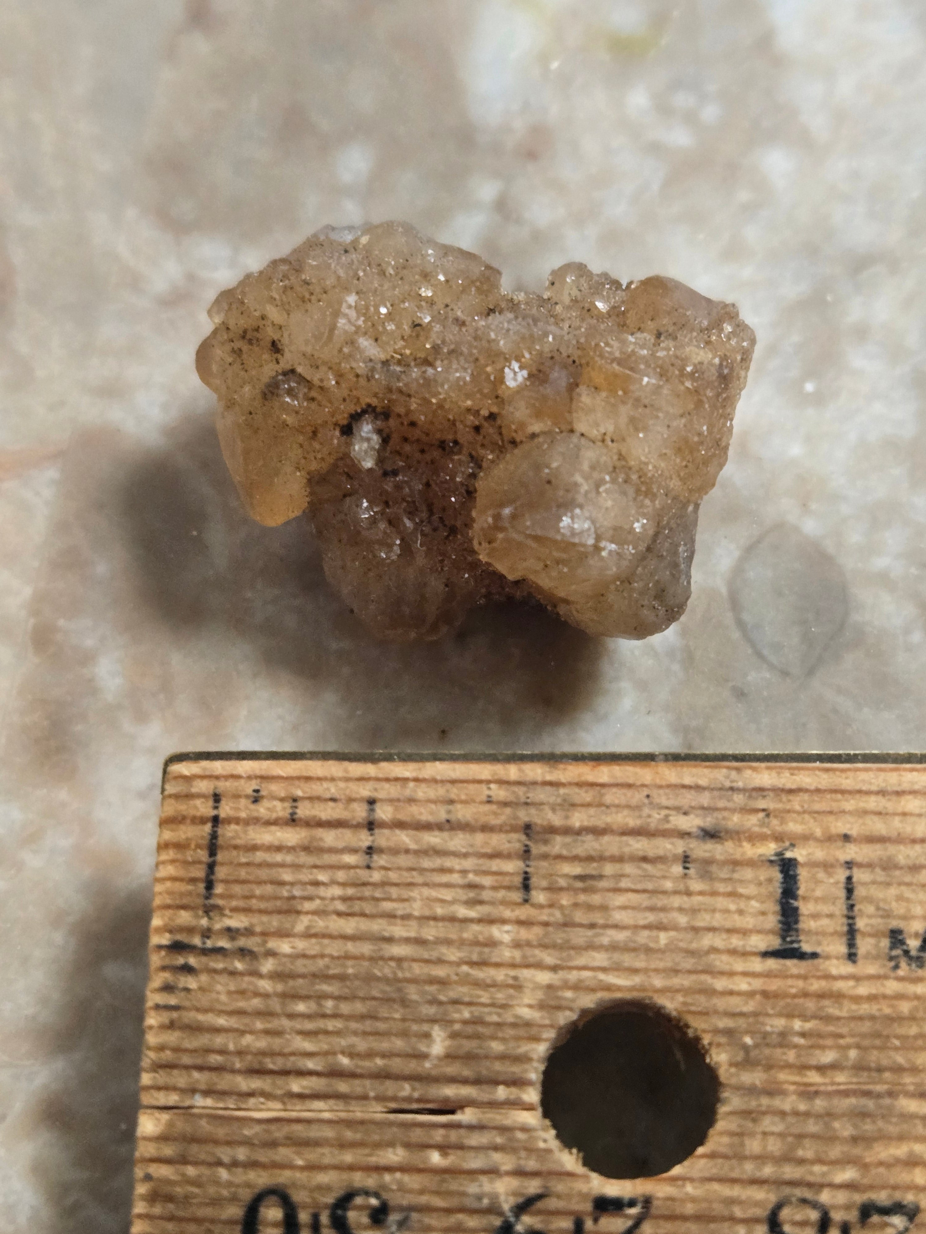 Citrine after ikaite