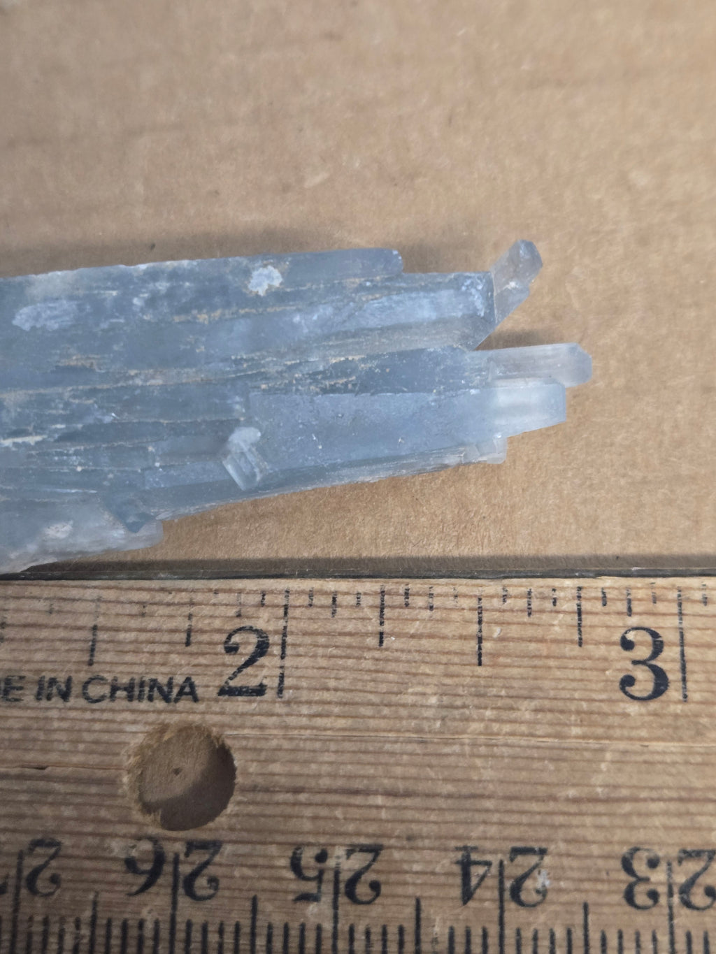 Blue barite