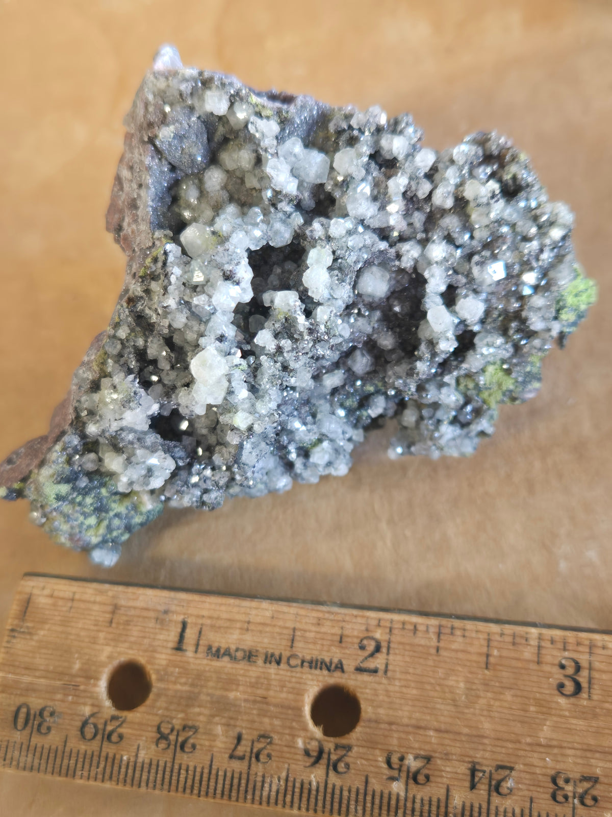 Calcite Duftite and Mottramite