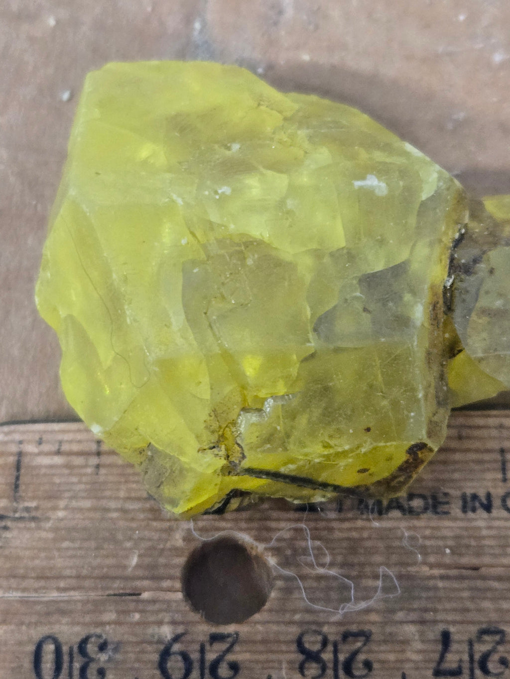 Yellow Sulphur (sulfur) specimen