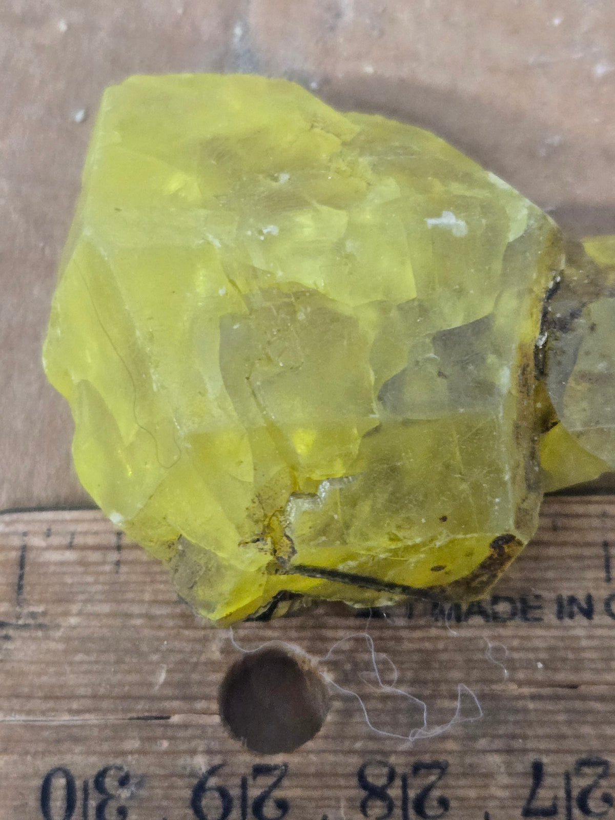Yellow Sulphur (sulfur) specimen