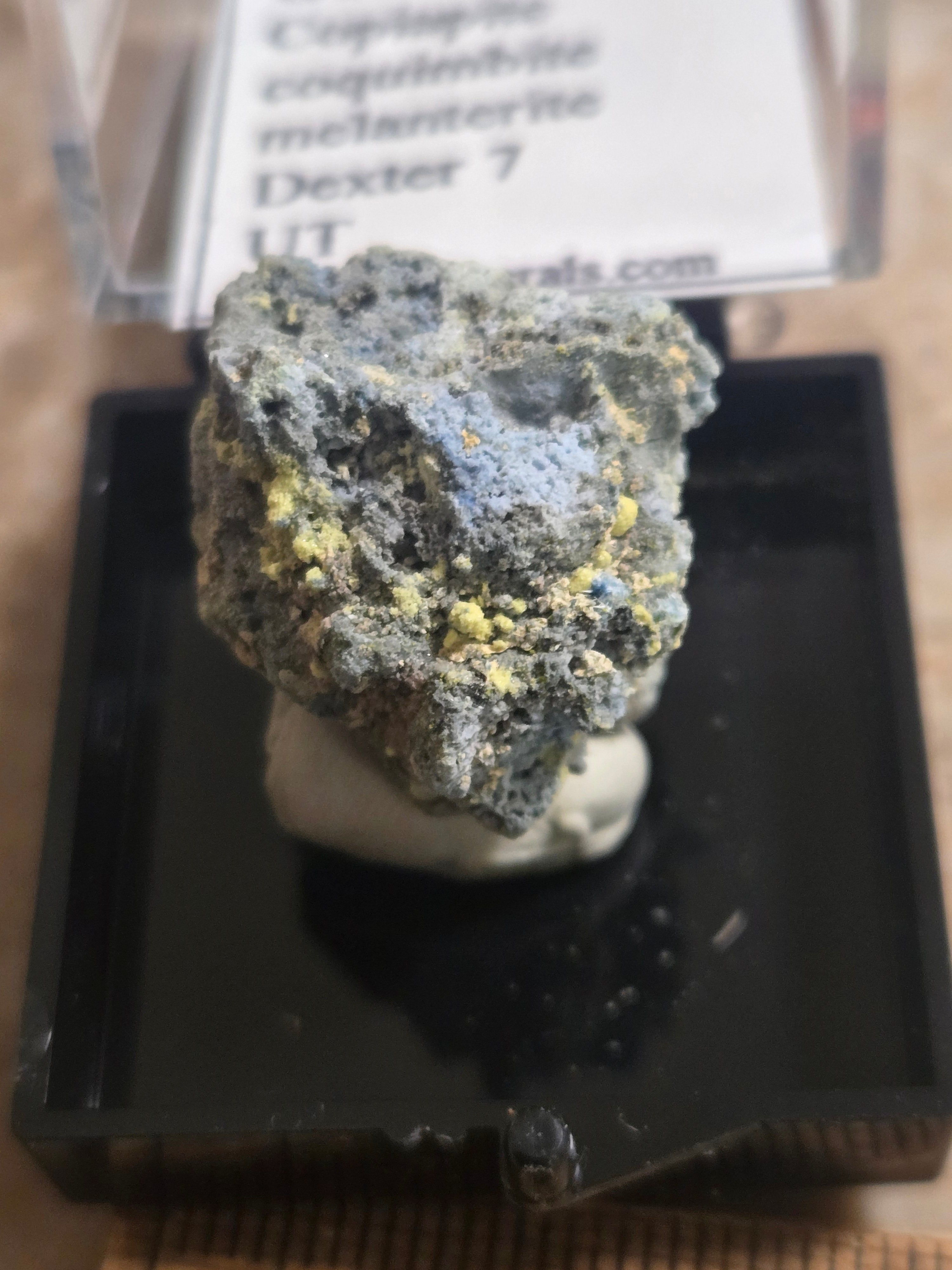 Goldichite copiapite coquimbite melanterite